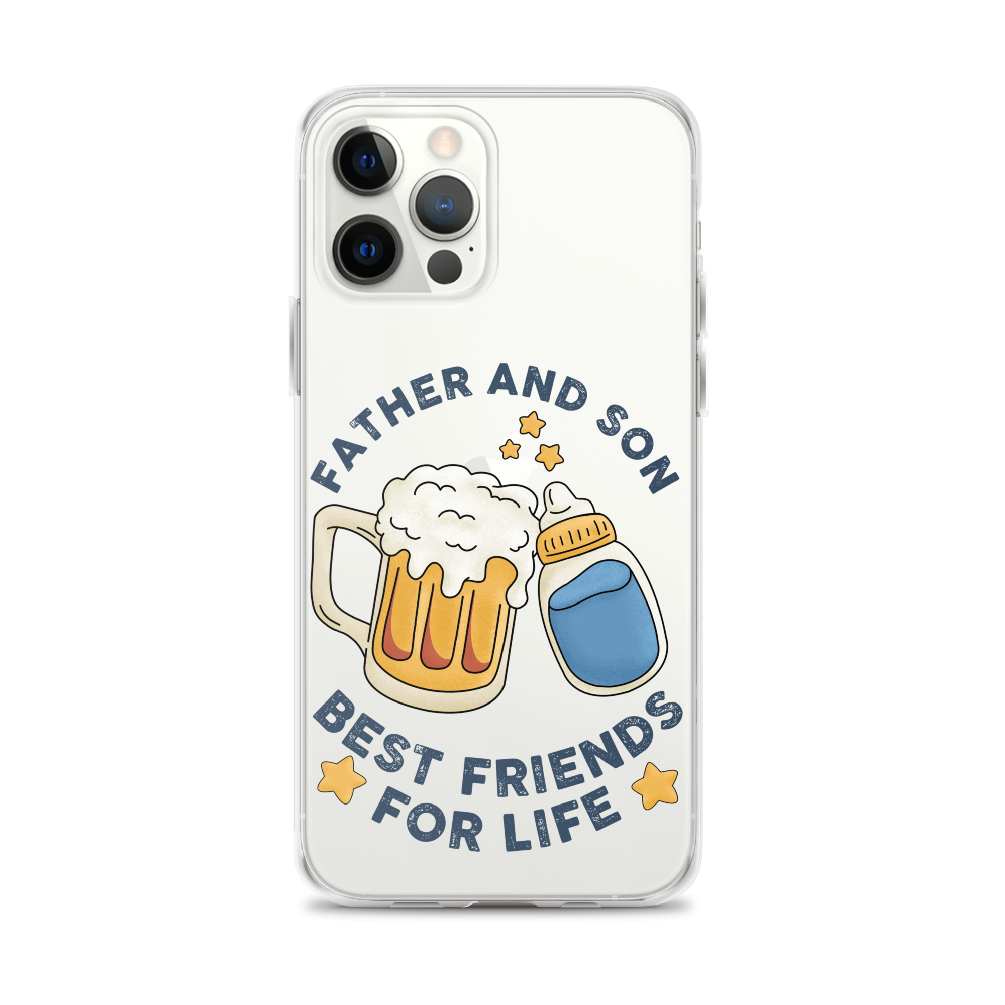 Father And Son Best Friends For Life Clear Case for iPhone®