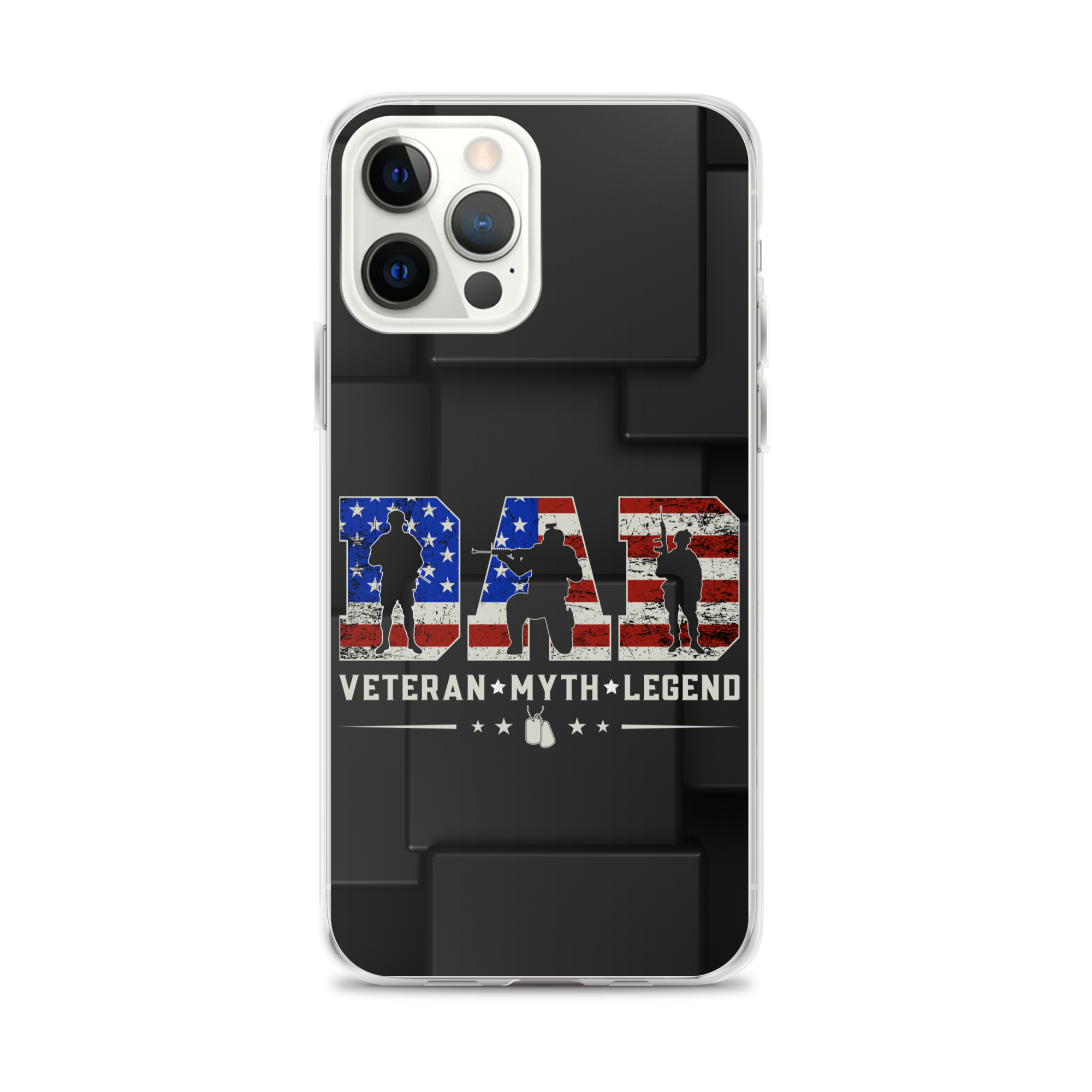 Dad Veteran Myth Legend Clear Case for iPhone®