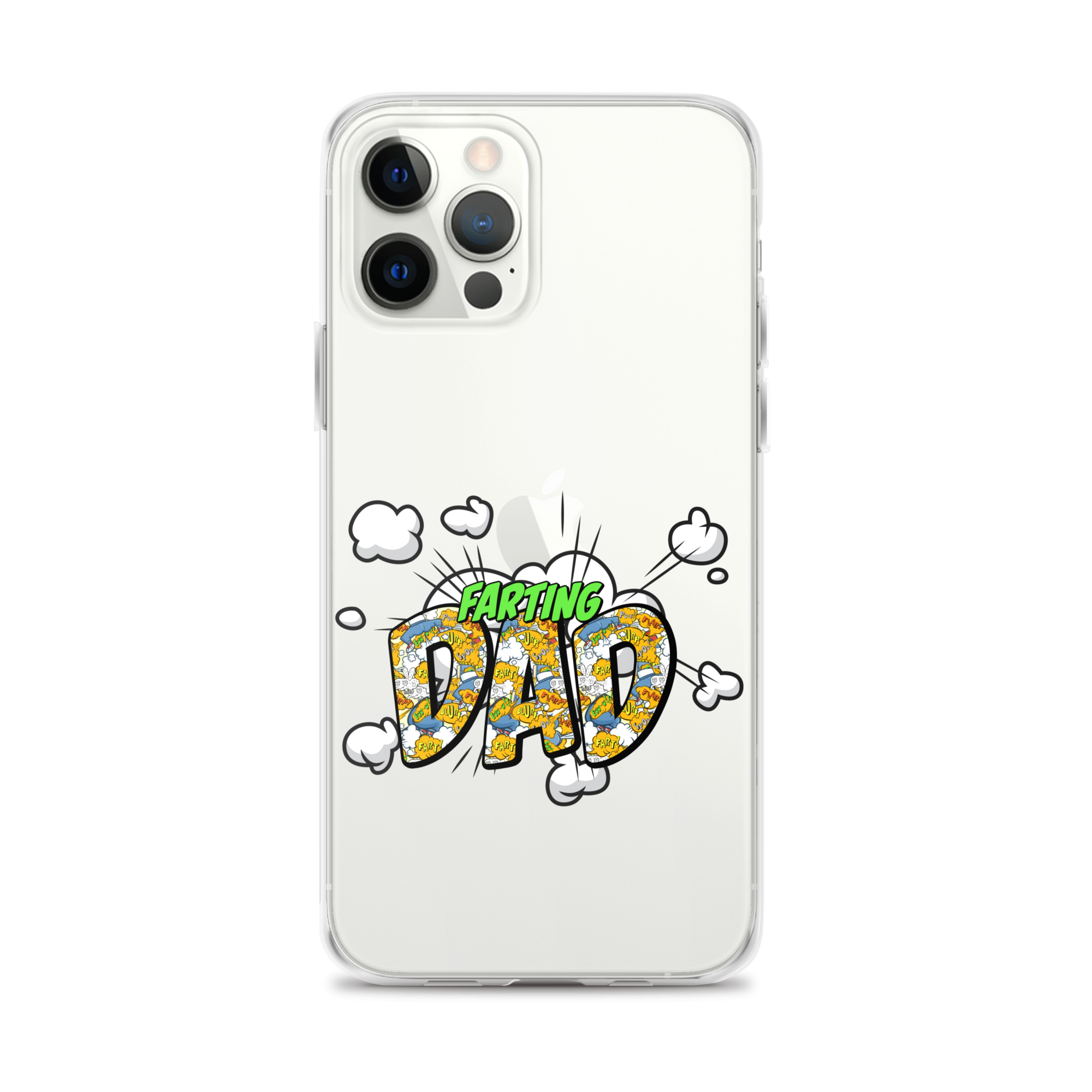 Farting Dad Clear Case for iPhone®