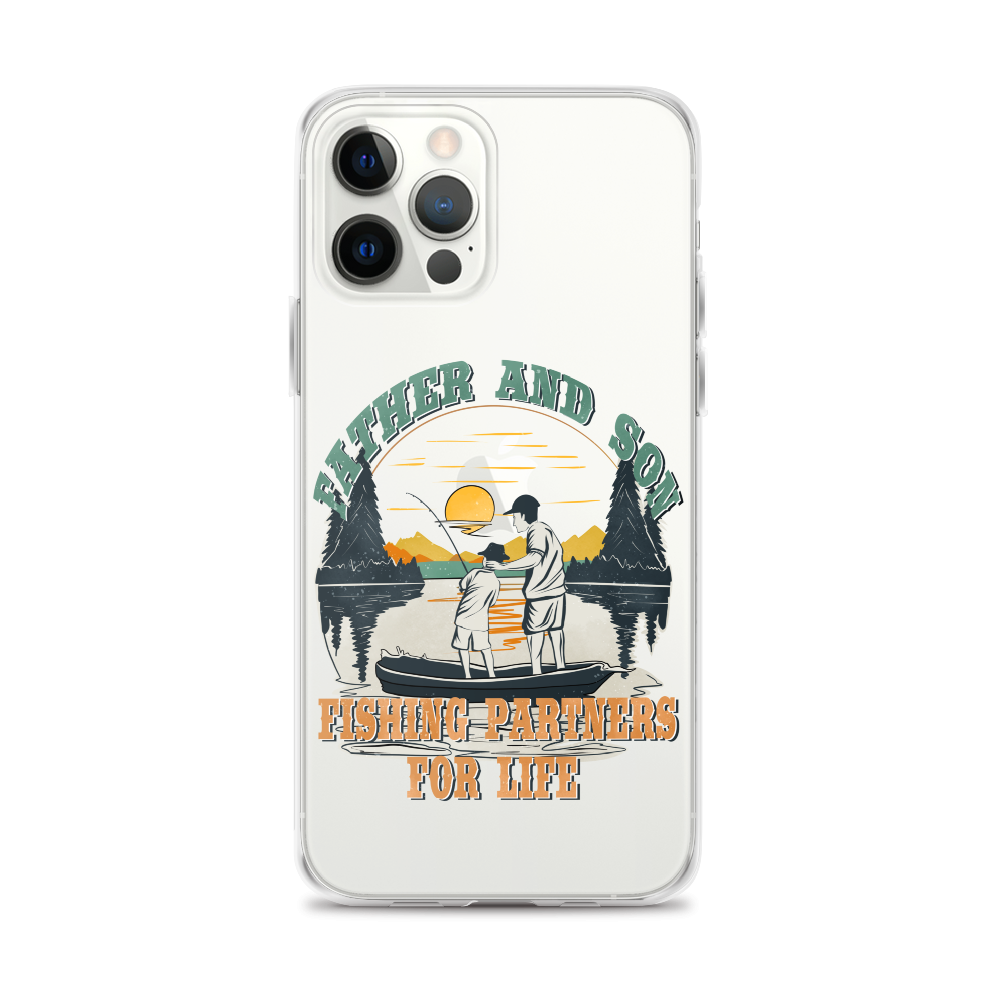 Father And Son Fishing Partners For Life Clear Case for iPhone®