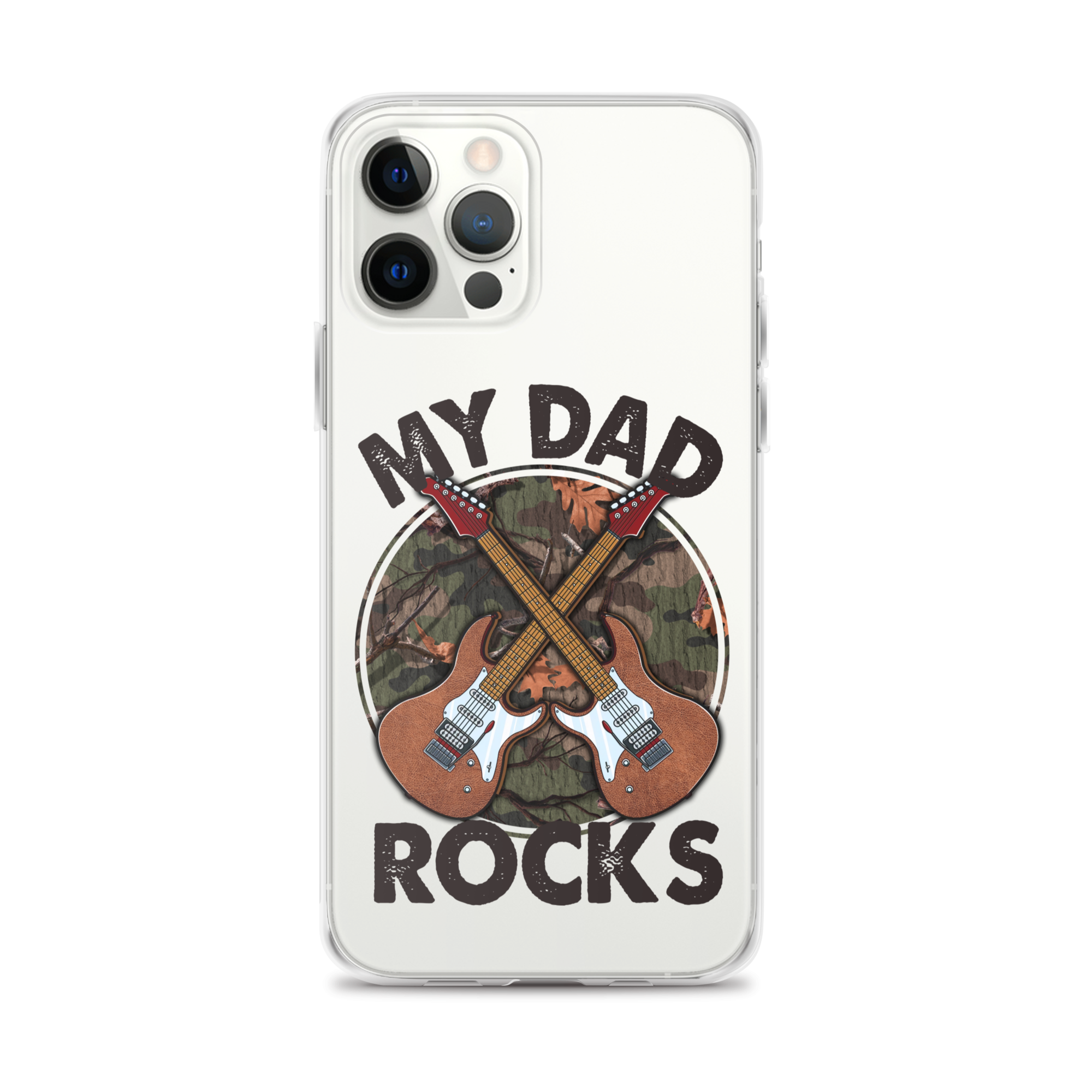 My Dad Rocks Clear Case for iPhone®