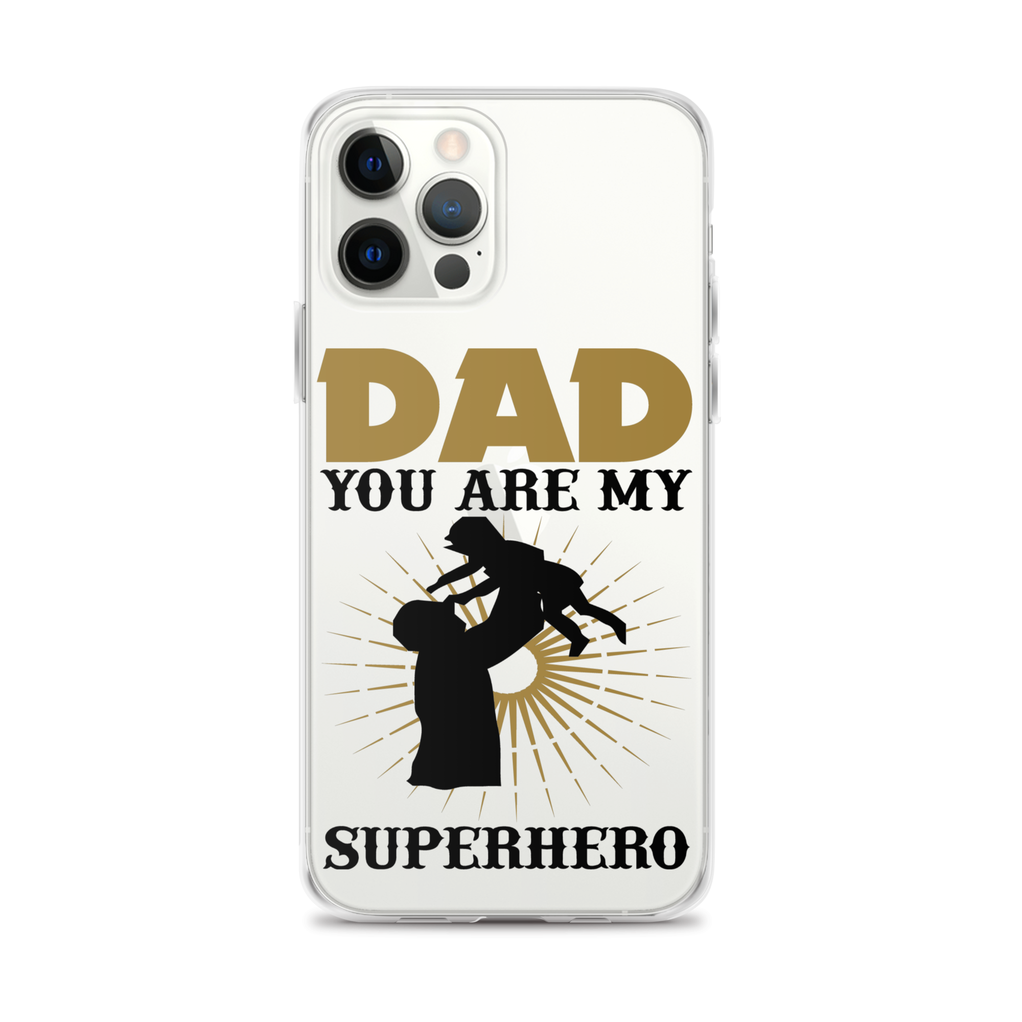 Dad You Are My Superhero Clear Case for iPhone®