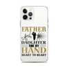 Father And Daughter Tide By Hand Heart To Heart Clear Case for iPhone®