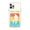 Dad And Son A Bond that can't Be Broken Clear Case for iPhone®