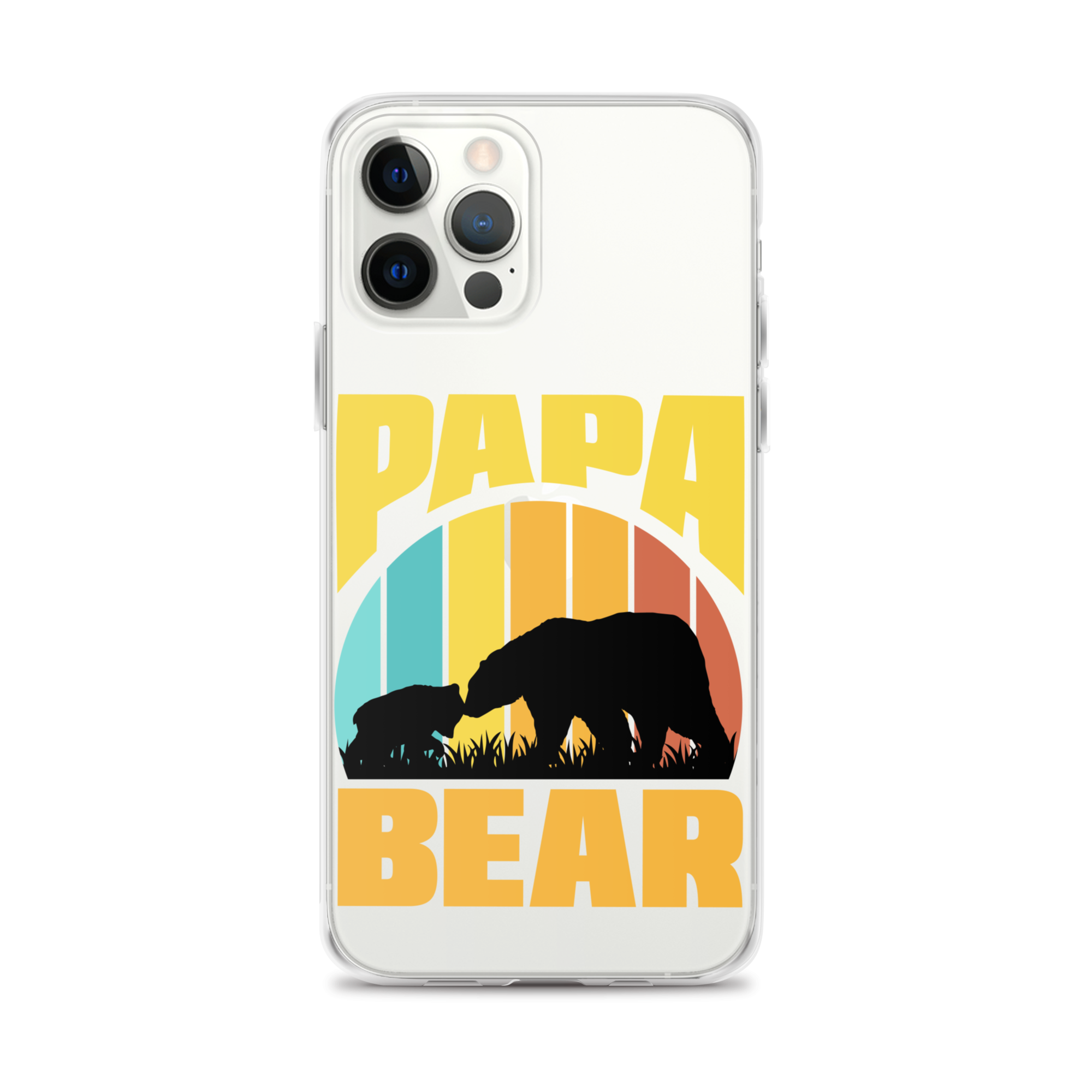 Papa Bear Clear Case for iPhone®