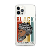 Black Father Matters Clear Case for iPhone®