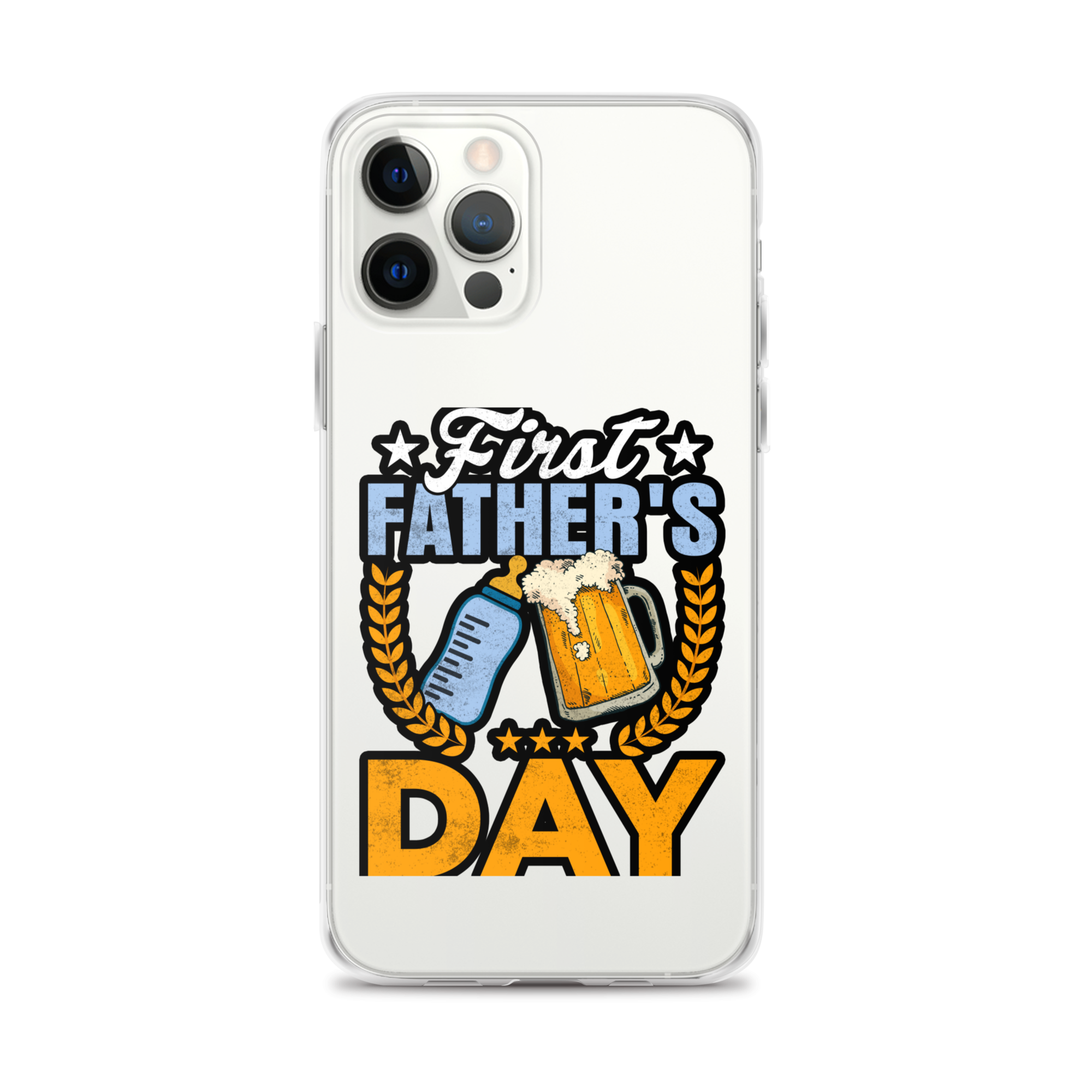 First Father's Day Clear Case for iPhone®