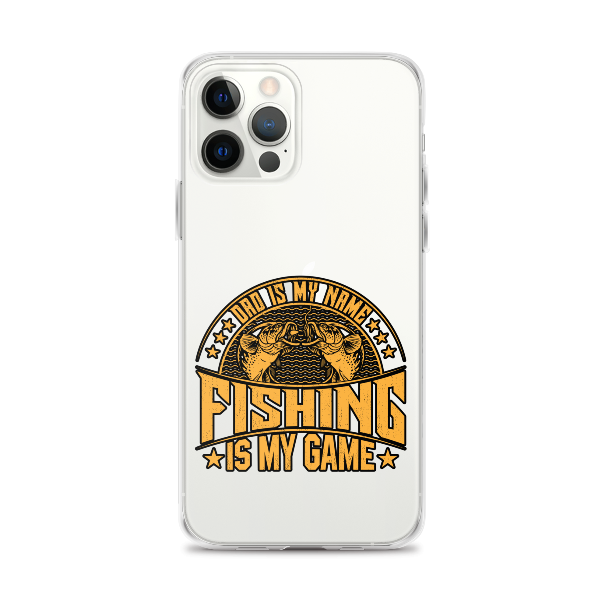 Dad Is My Name Fishing Is My Game Clear Case for iPhone®