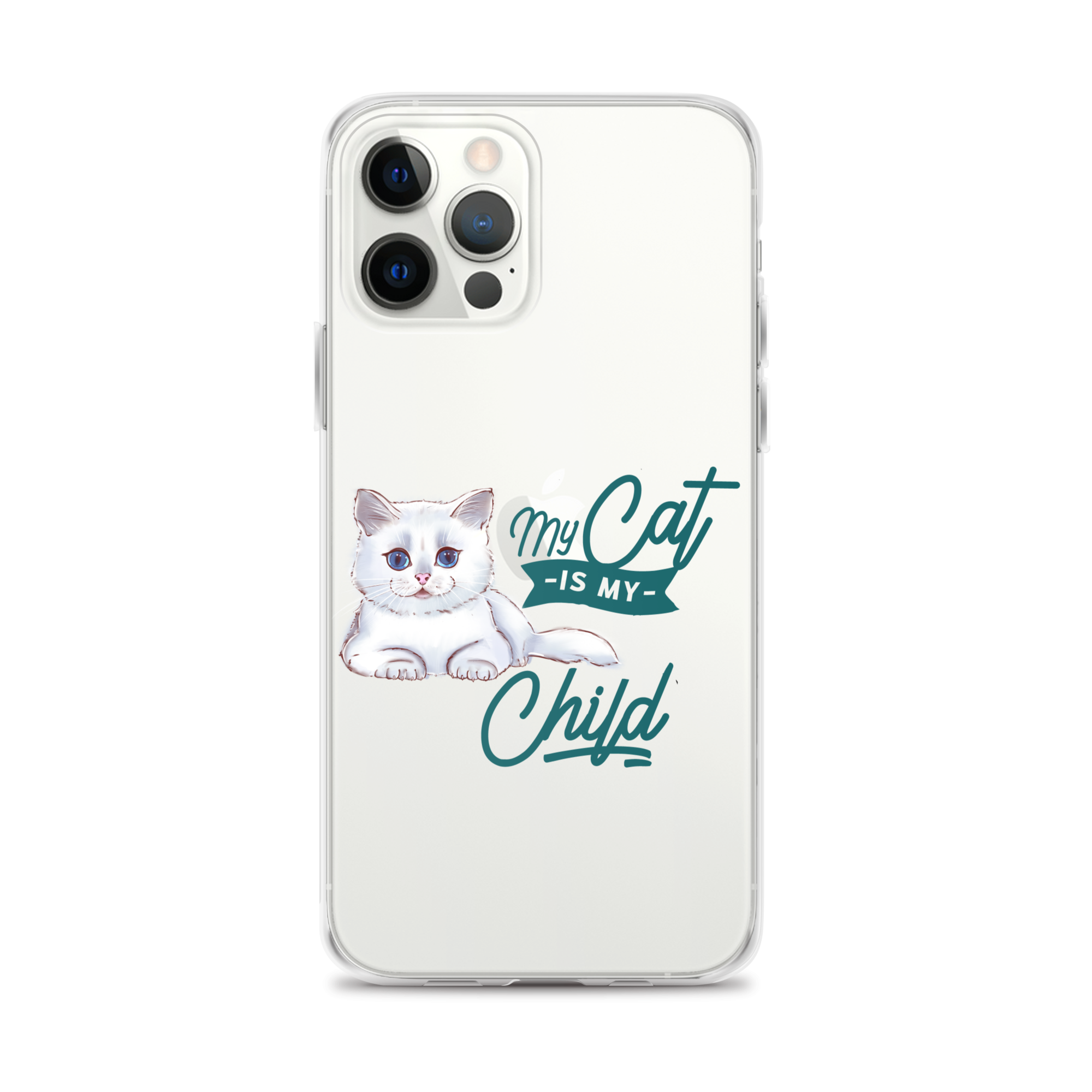 My Cat Is My Child Clear Case for iPhone®