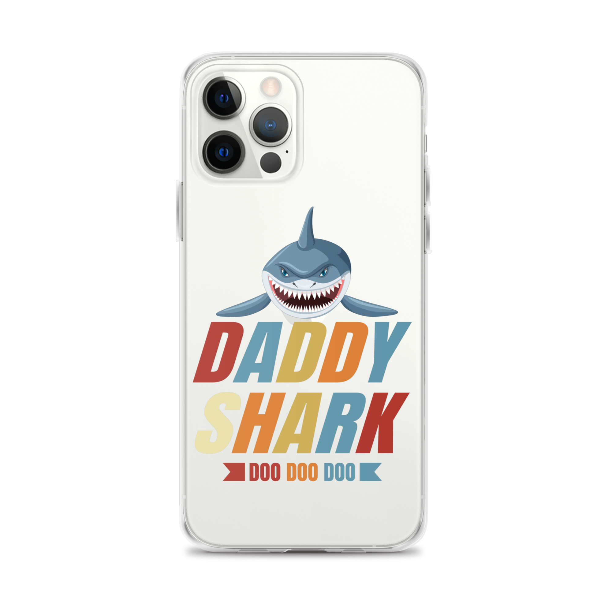 Daddy Shark Doo Doo Doo Clear Case for iPhone®