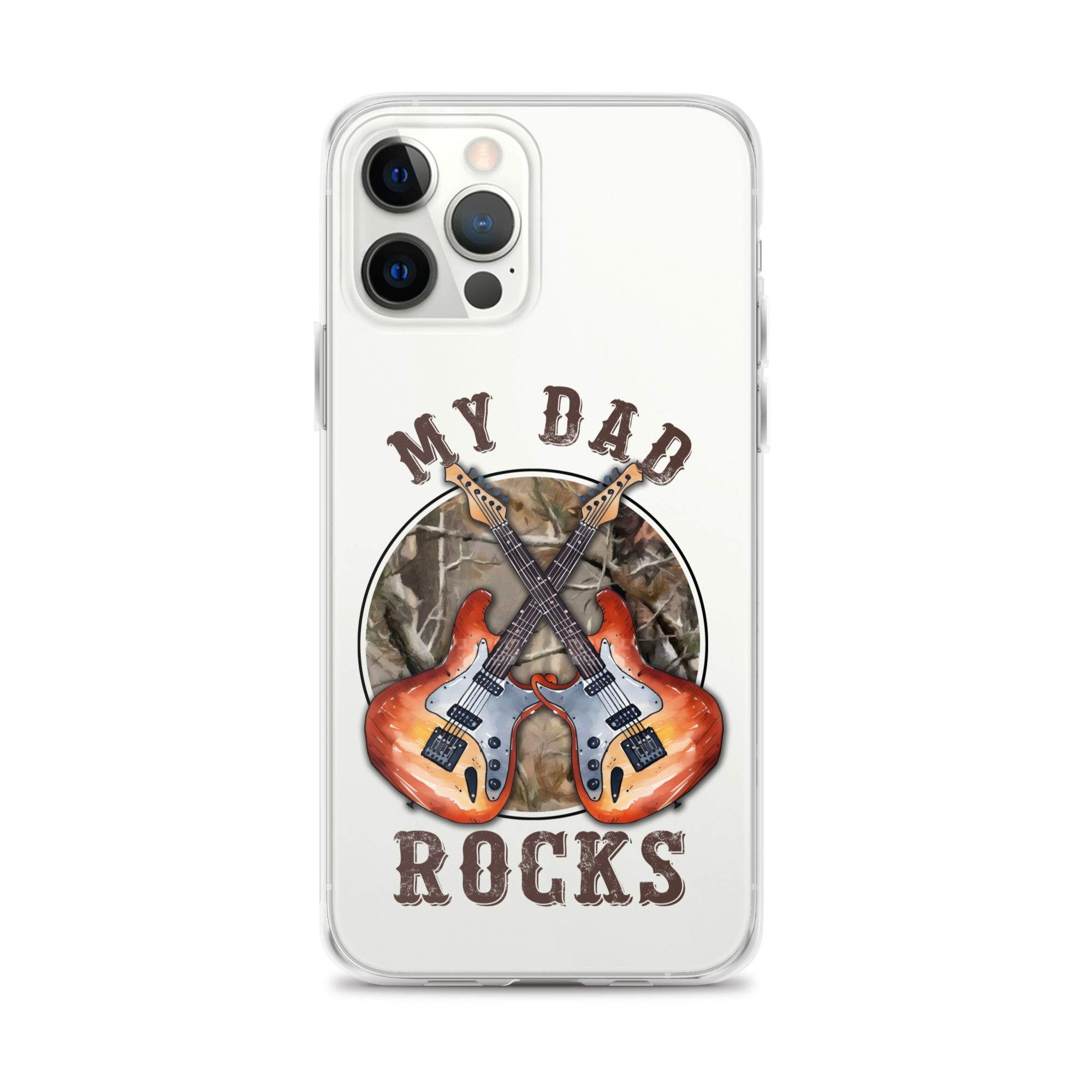 My Dad Rocks Clear Case for iPhone®