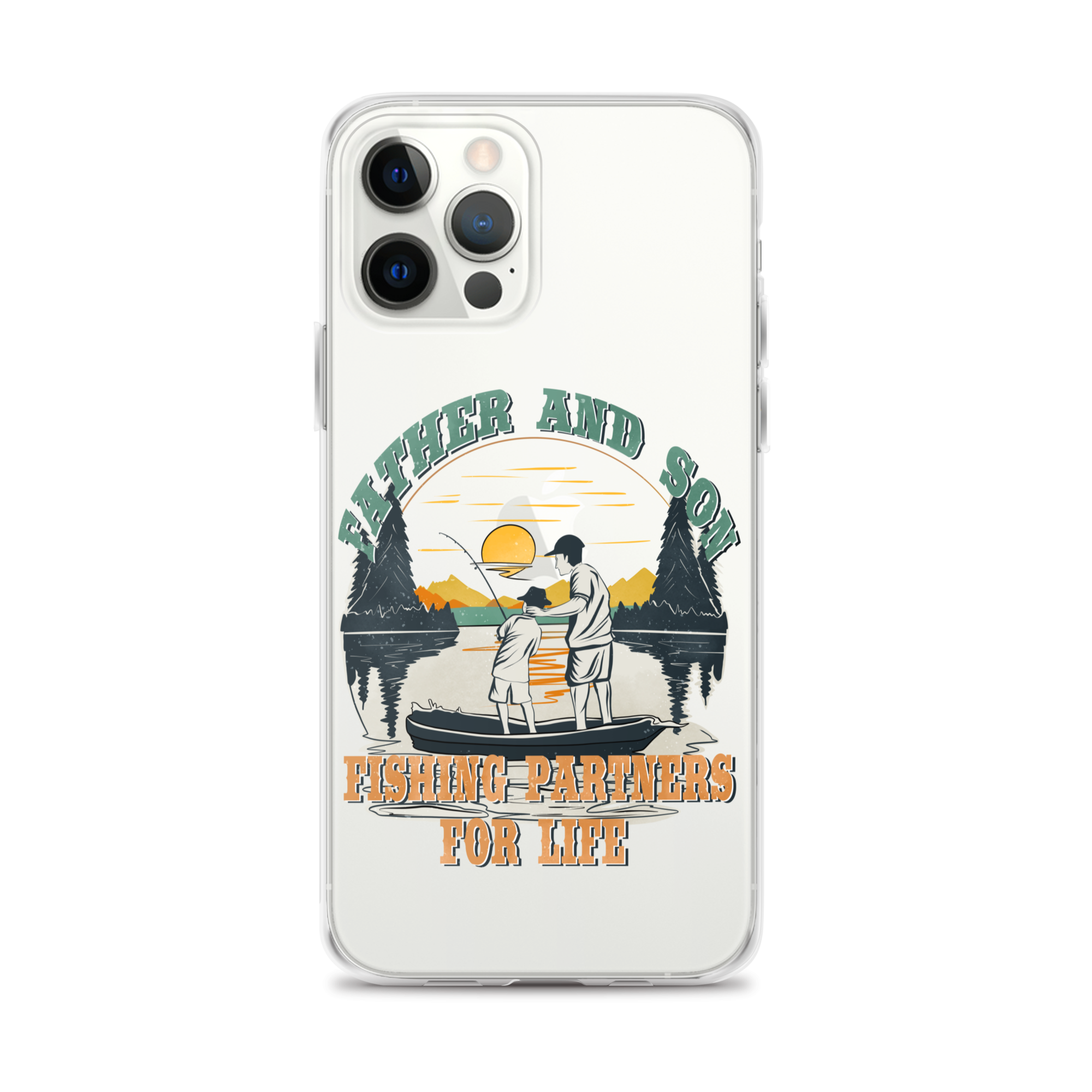 Father And Son Fishing Partners For Life Clear Case for iPhone®