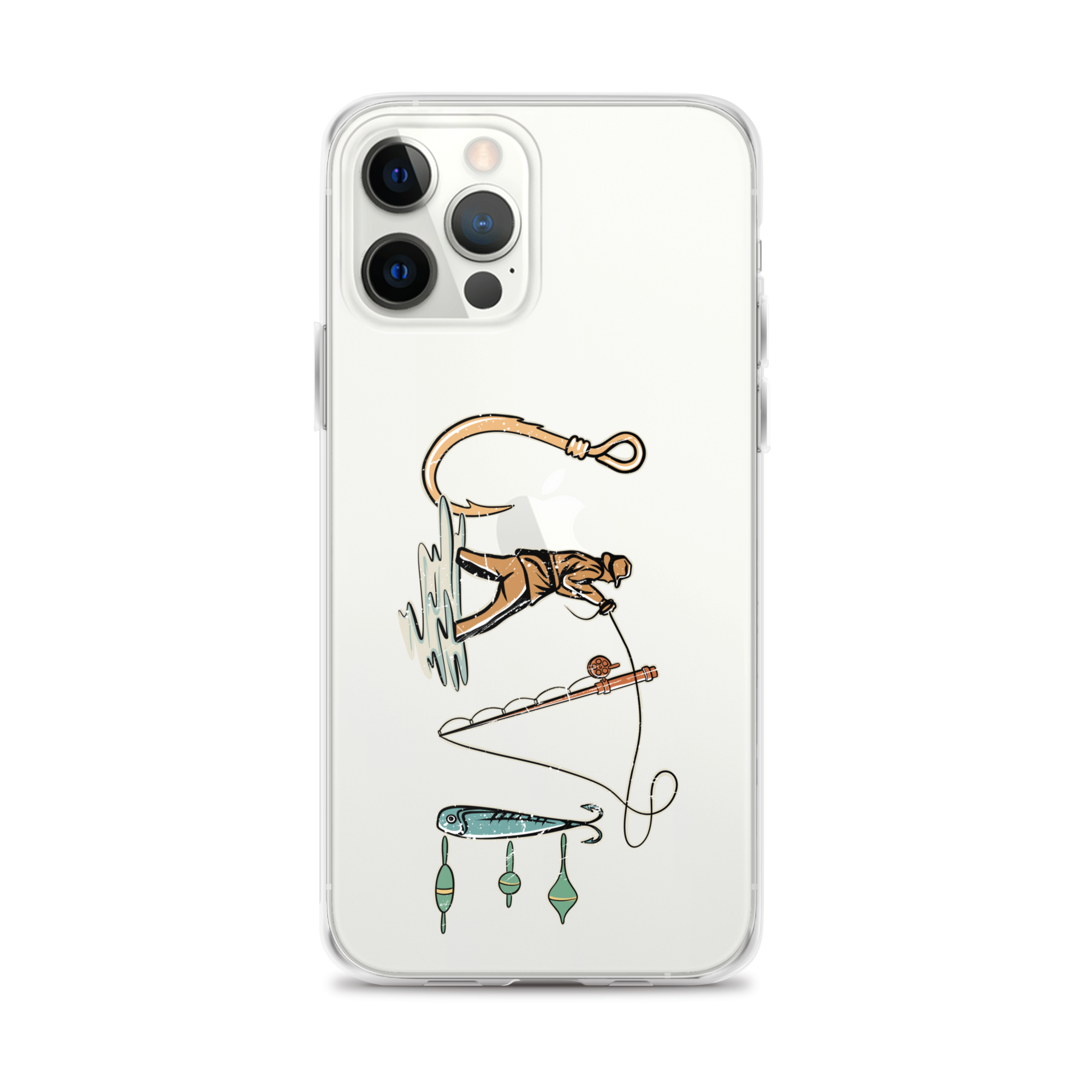 I Love Fishing Clear Case for iPhone®