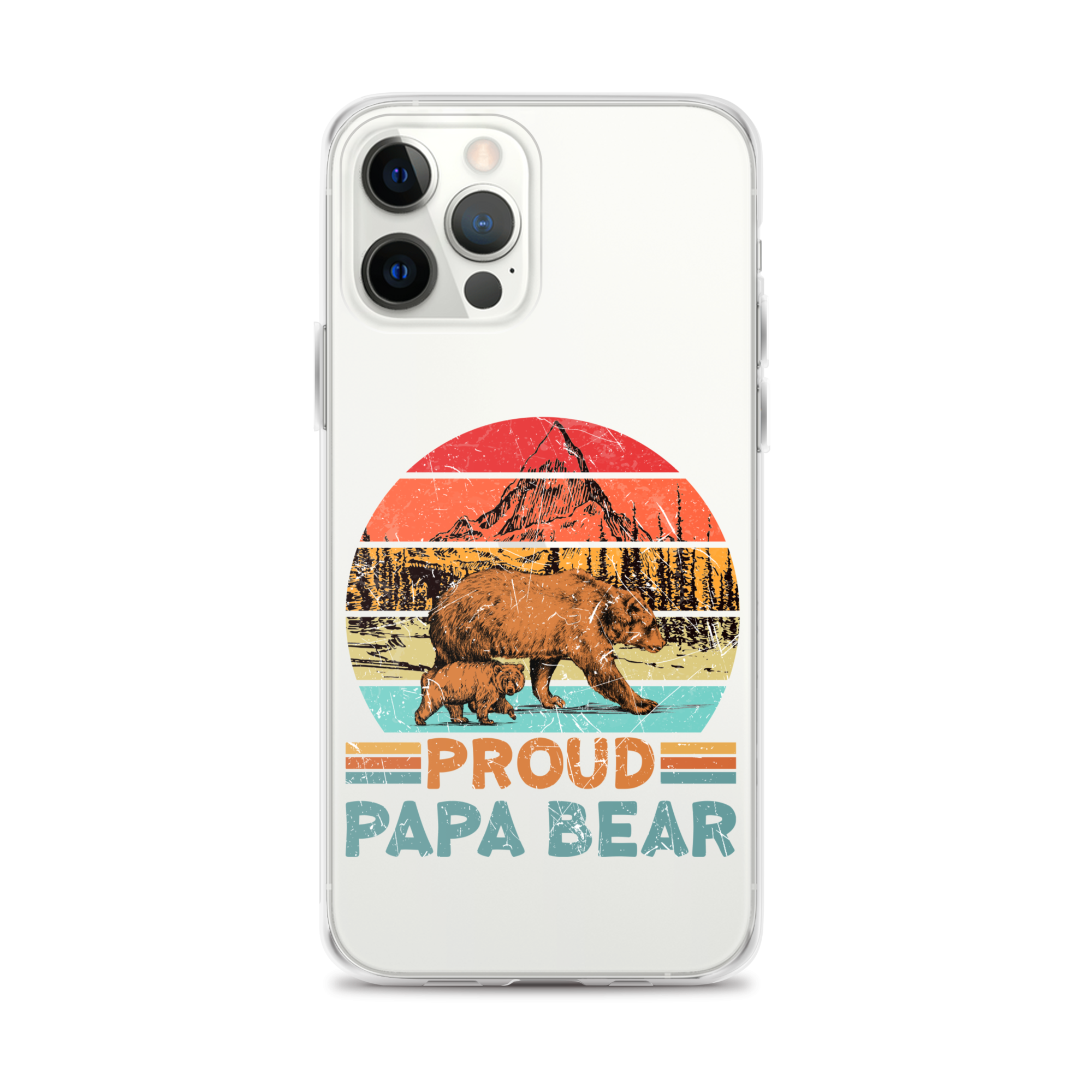 Proud Papa Bear Clear Case for iPhone®