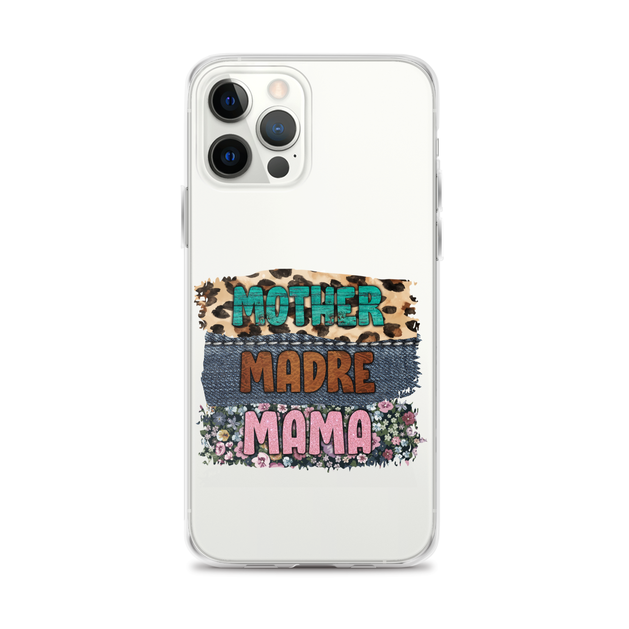 Mother, Mader, Mama Clear Case for iPhone®