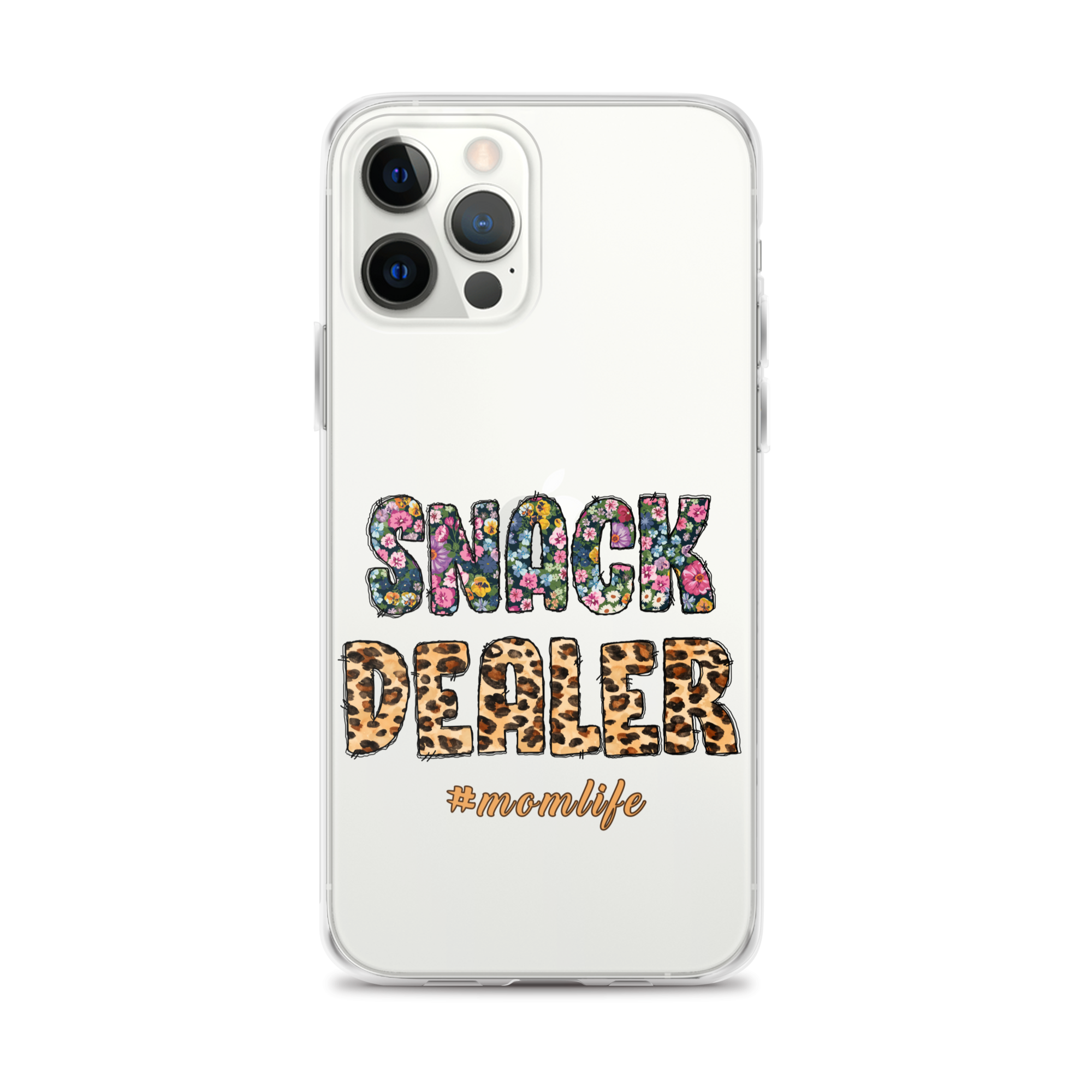 Snack Dealer #Momlife Clear Case for iPhone®