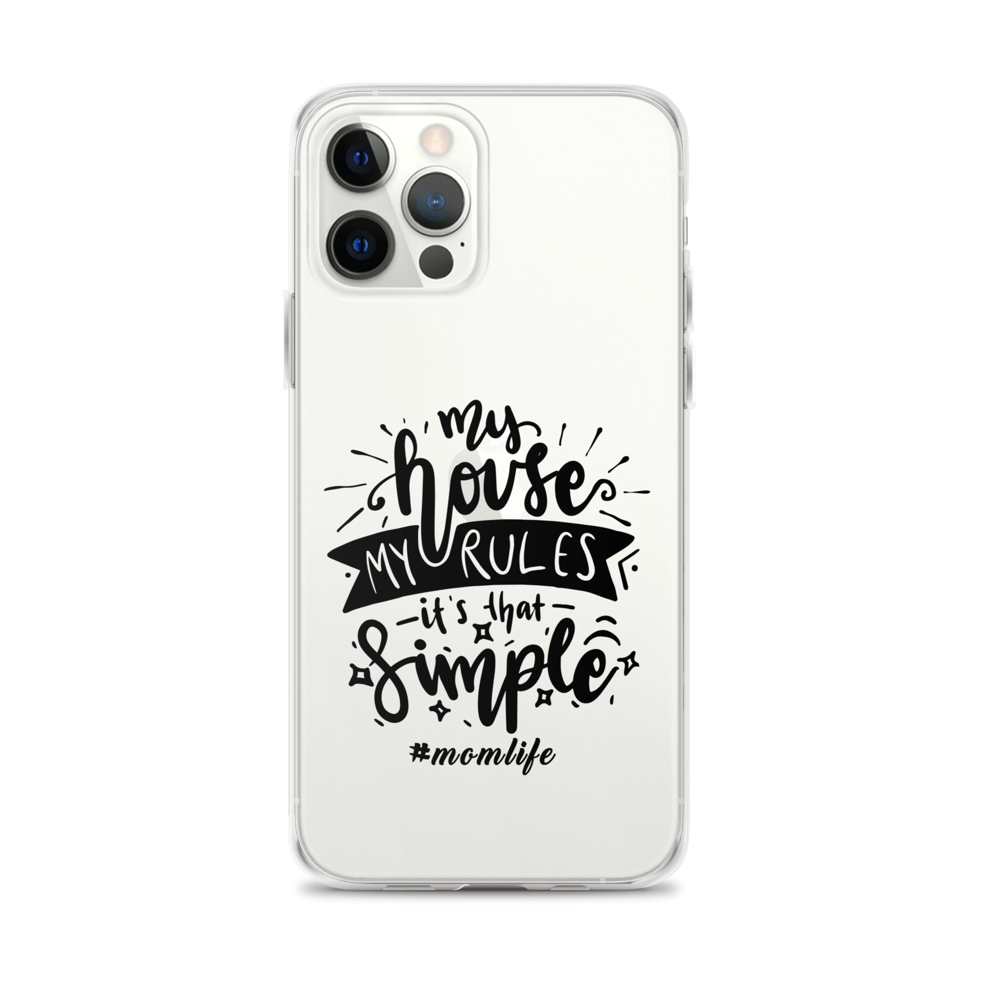 My House My Rules It's That Simple Clear Case for iPhone®