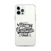 Merry Christmas Dad Clear Case for iPhone®