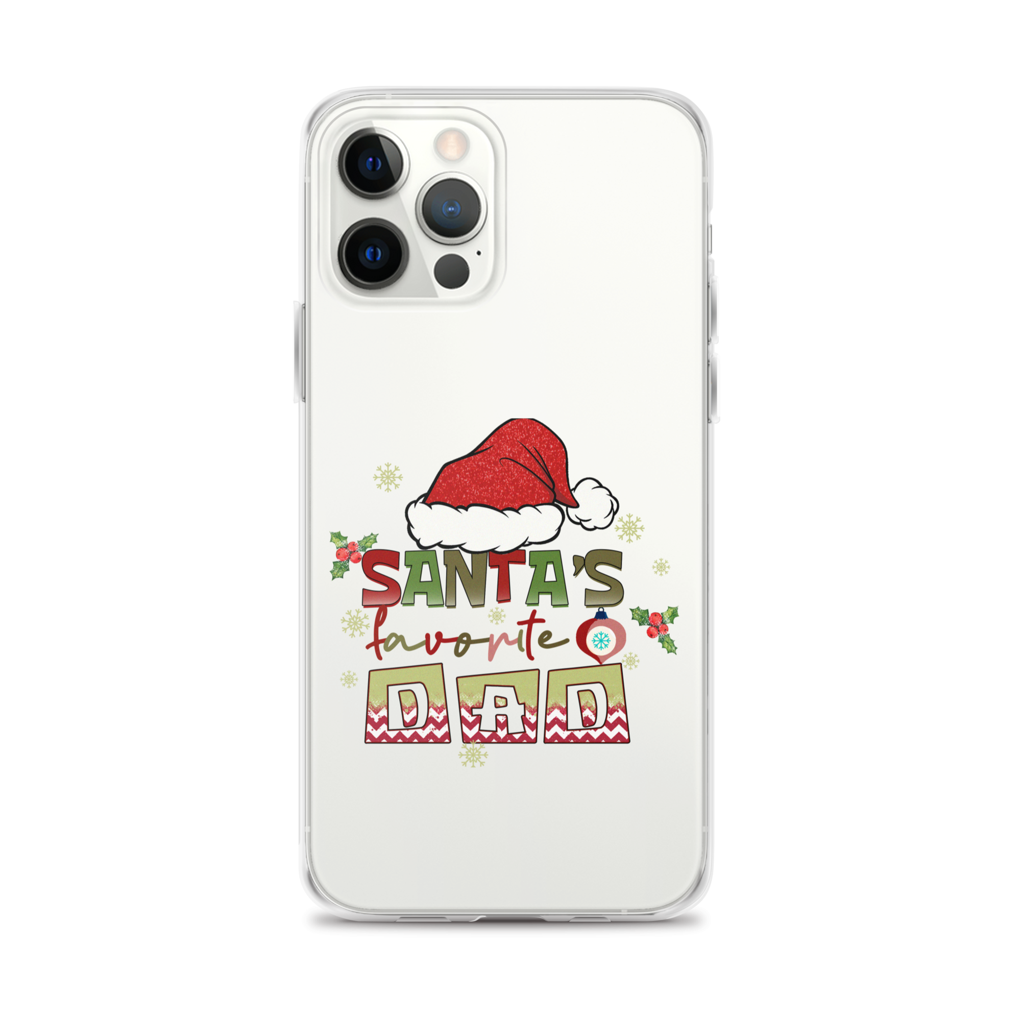 Santa's Favorite Dad Clear Case for iPhone®