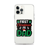 First Christmas As Dad Clear Case for iPhone®