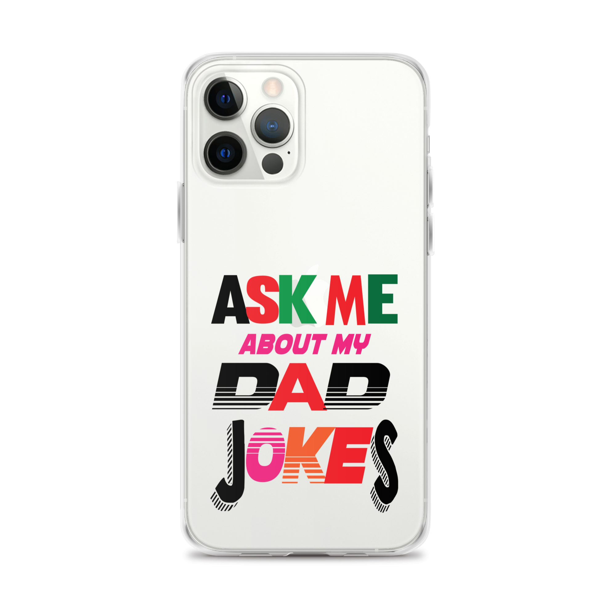 Ask Me About My Dad Jokes Clear Case for iPhone®