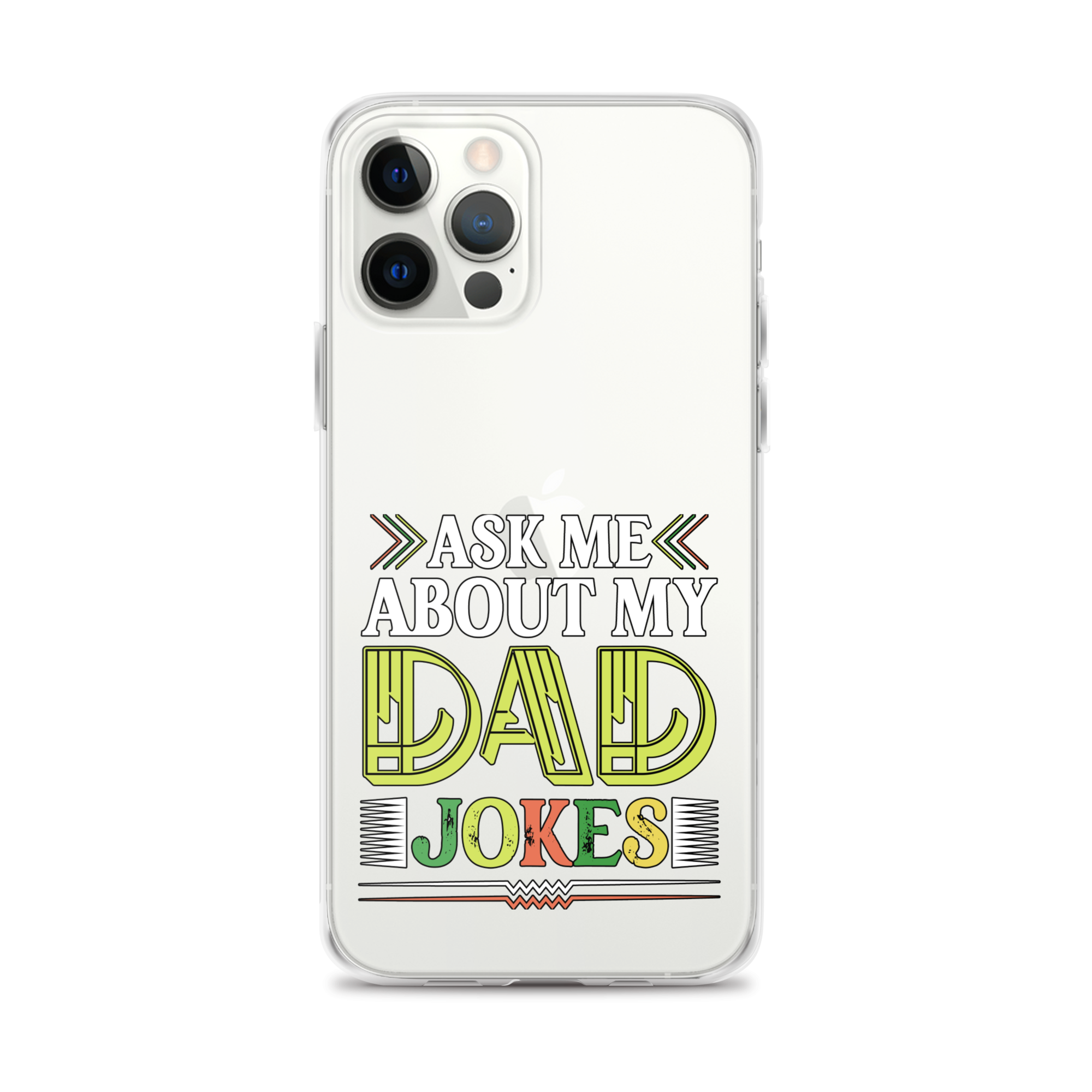 Ask Me About My Dad Jokes Clear Case for iPhone®