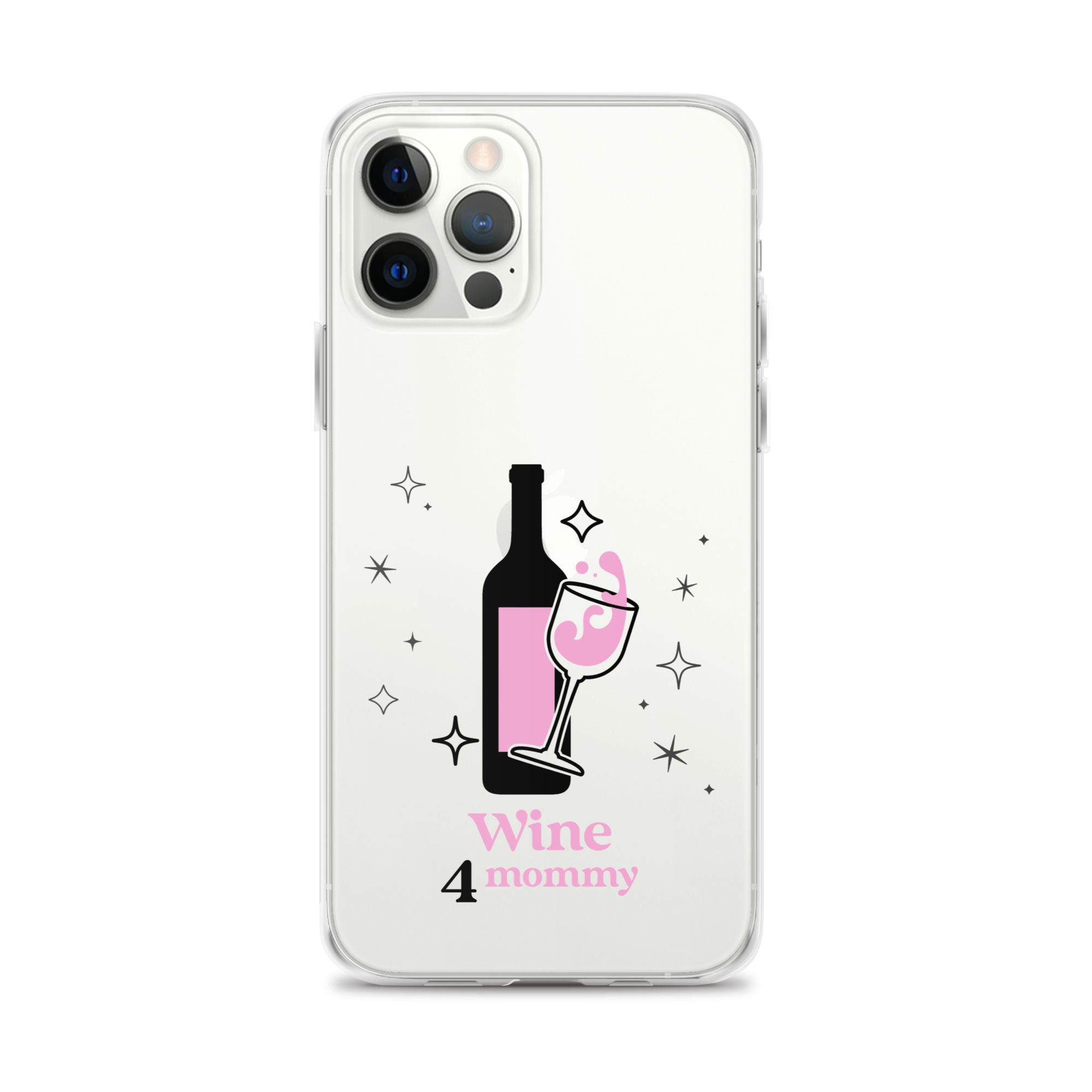 Wine For Mommy Clear Case for iPhone®