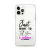 Just Want to Tell You A Secret I'm Pregnant Clear Case for iPhone®