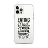 Eating Donuts For Two Funny Pregnant Mom Clear Case for iPhone®