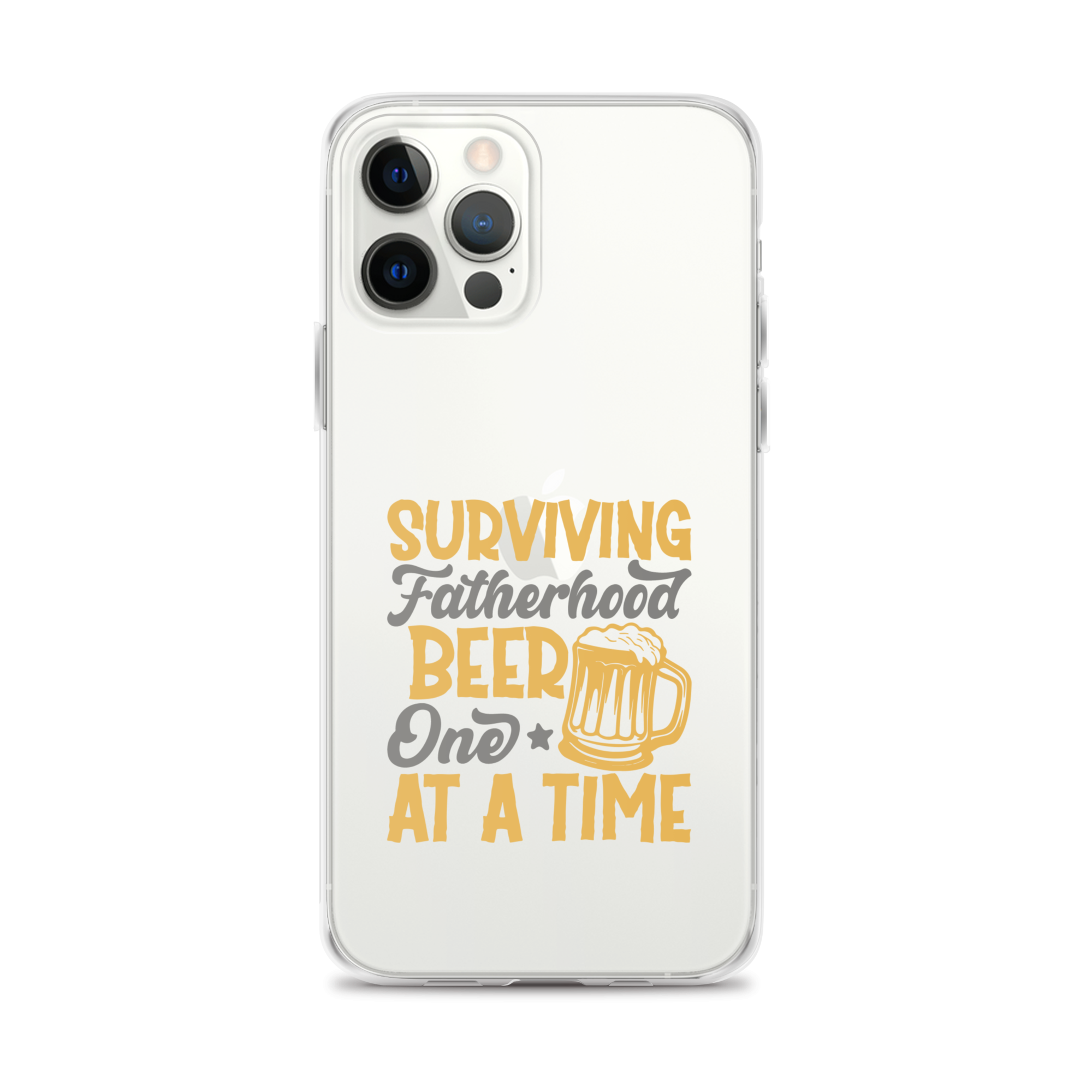 Surviving Fatherhood One Beer At A time Clear Case for iPhone®