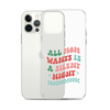 All Mama Wants Is A Silent Night Clear Case for iPhone®