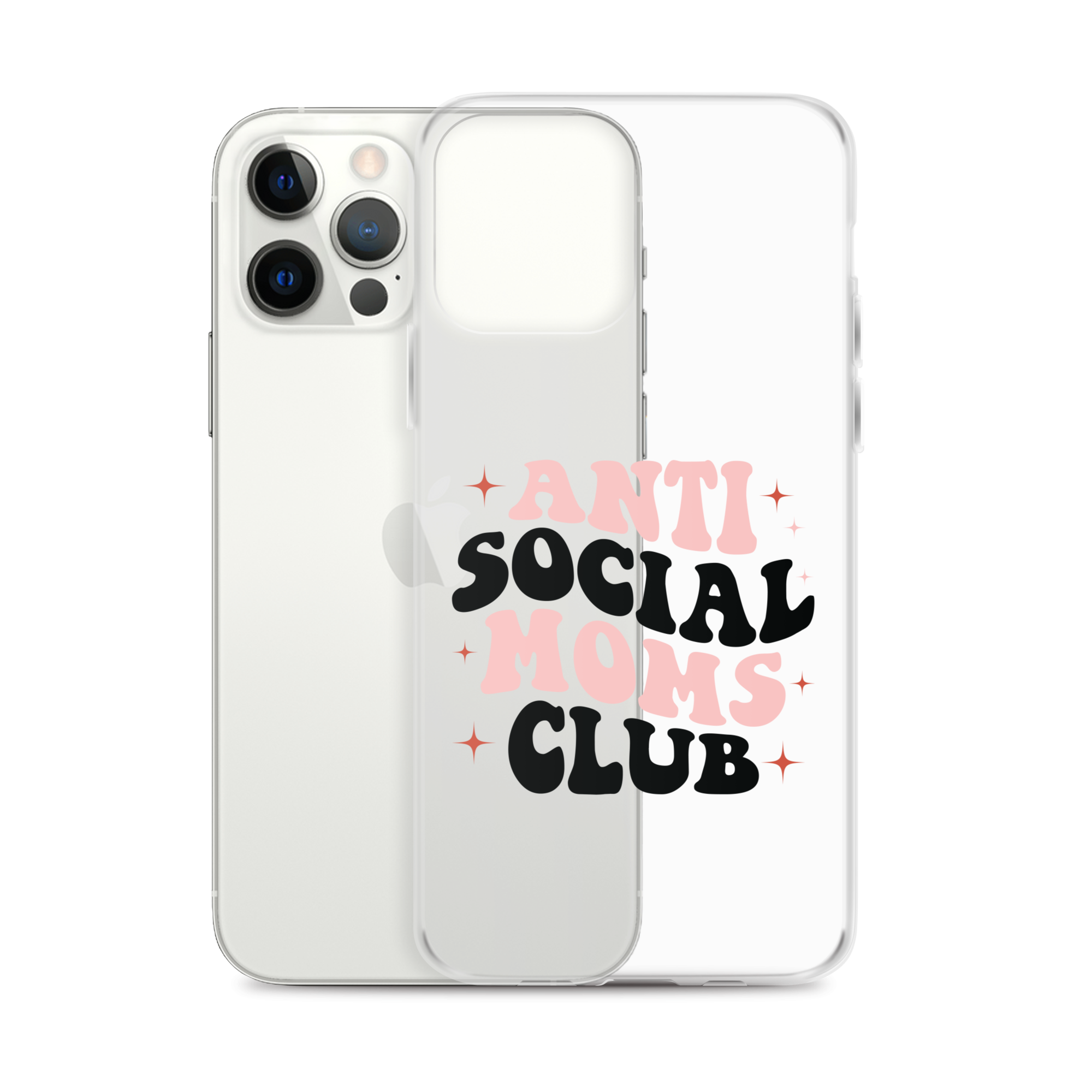 Anti Social Moms Club Clear Case for iPhone®