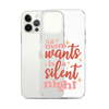 All Mom Wants Is A Silent Night Clear Case for iPhone®