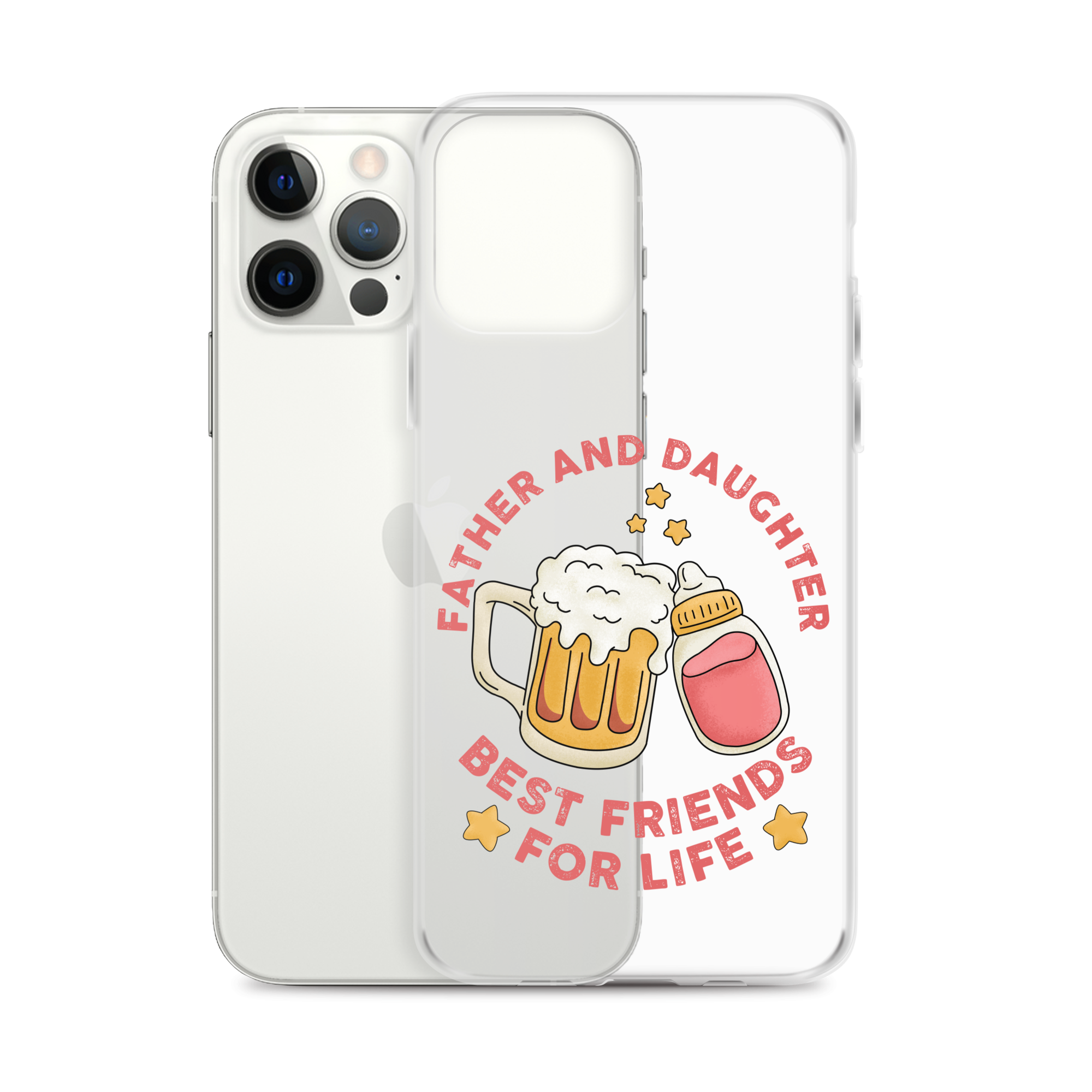 Father And Daughter Best Friends For Life Clear Case for iPhone®