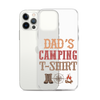 Dad's Camping T-Shirt Clear Case for iPhone®