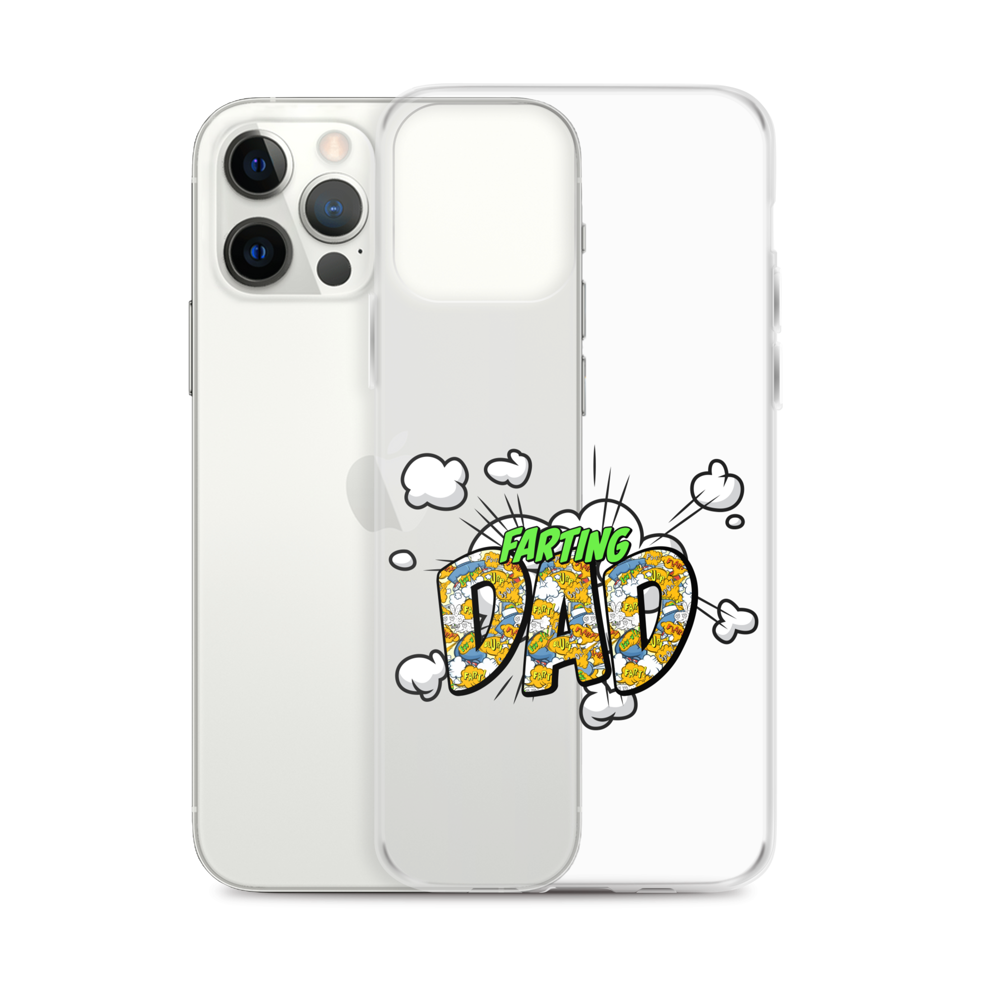 Farting Dad Clear Case for iPhone®