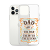 Dad Best Number 1 The Man The Myth The Legend Clear Case for iPhone®