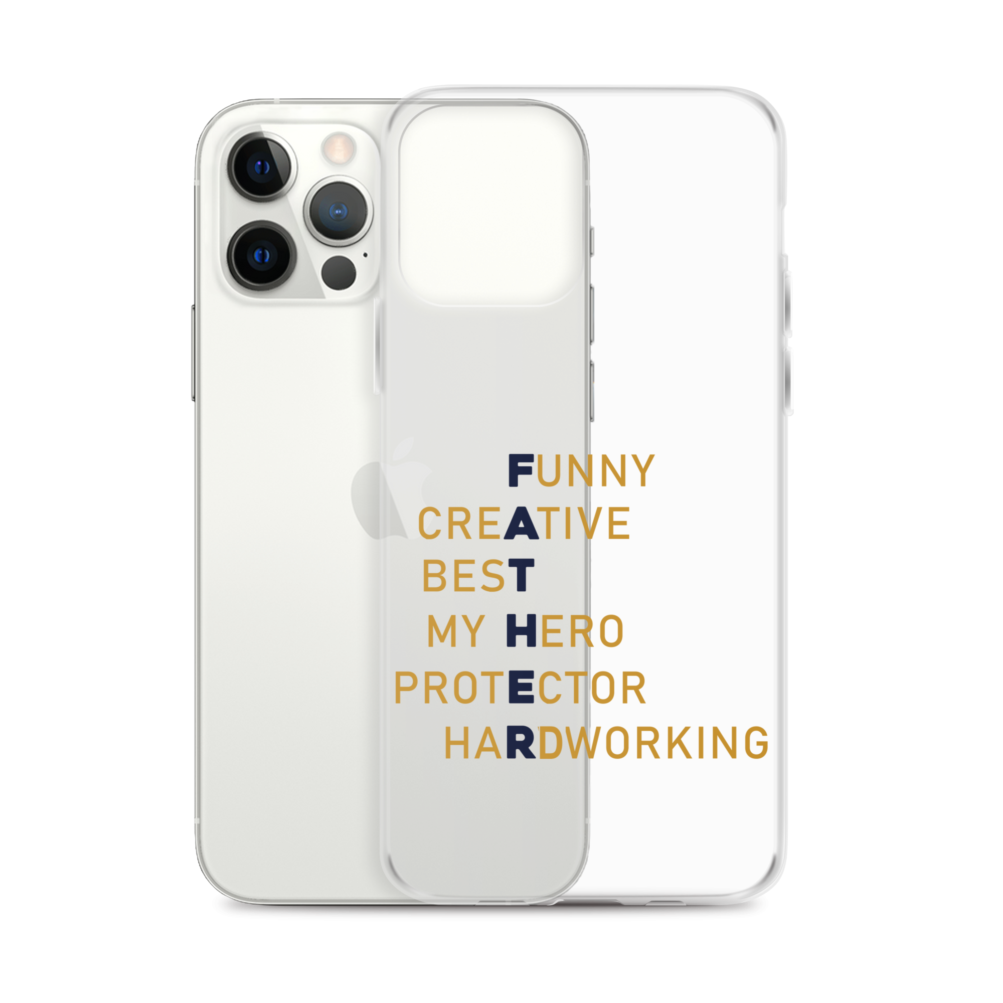 Funny Creative Best My Hero Protector HardWorking Clear Case for iPhone®