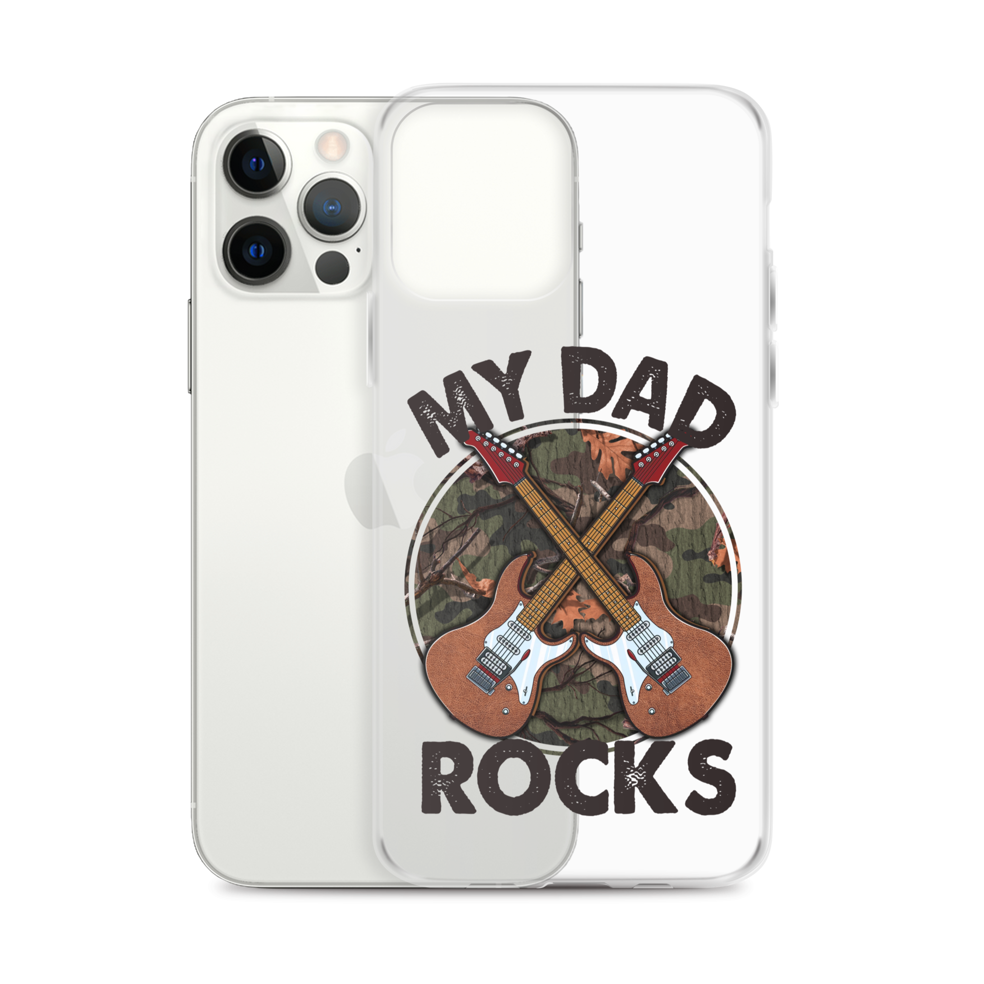 My Dad Rocks Clear Case for iPhone®