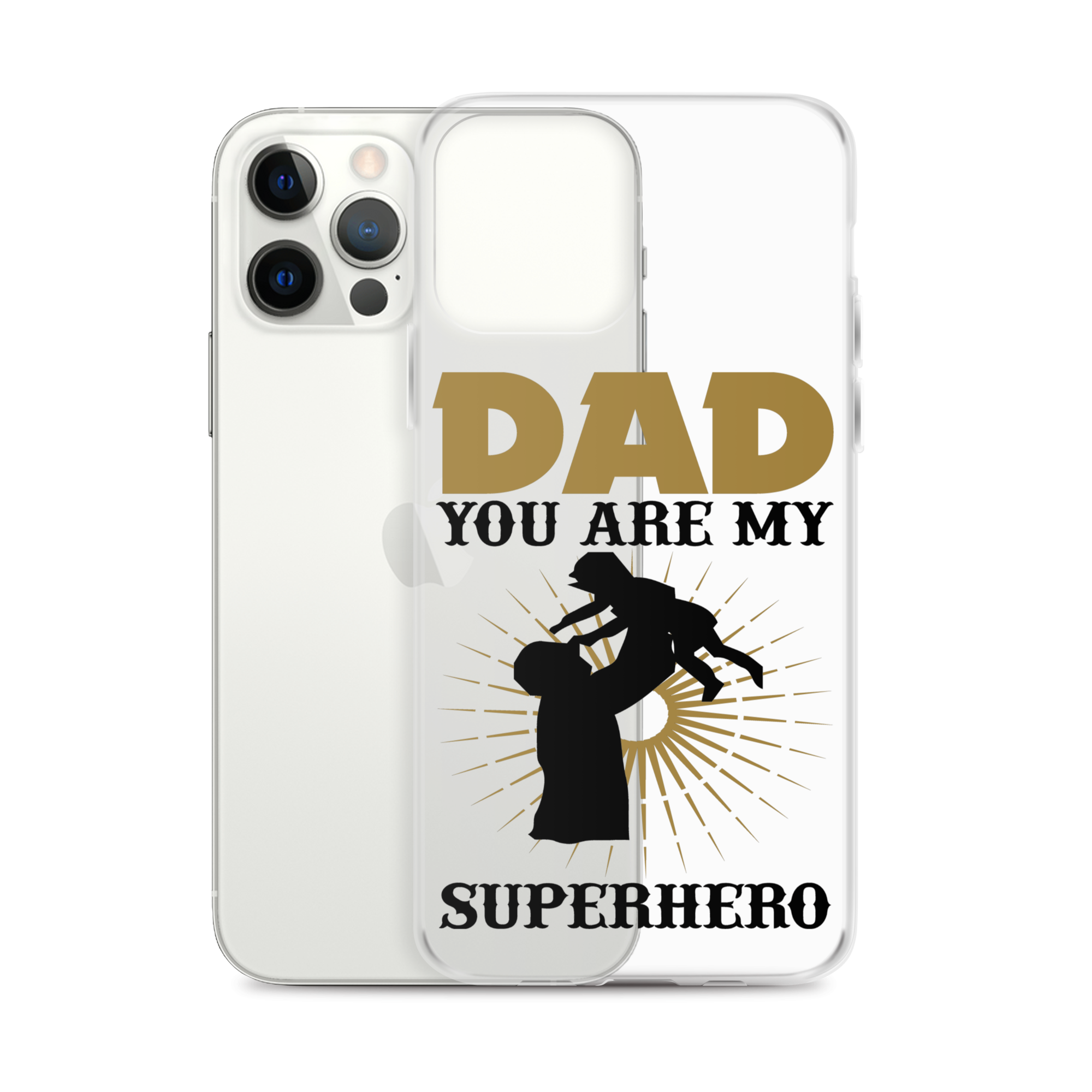 Dad You Are My Superhero Clear Case for iPhone®