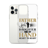 Father And Daughter Tide By Hand Heart To Heart Clear Case for iPhone®