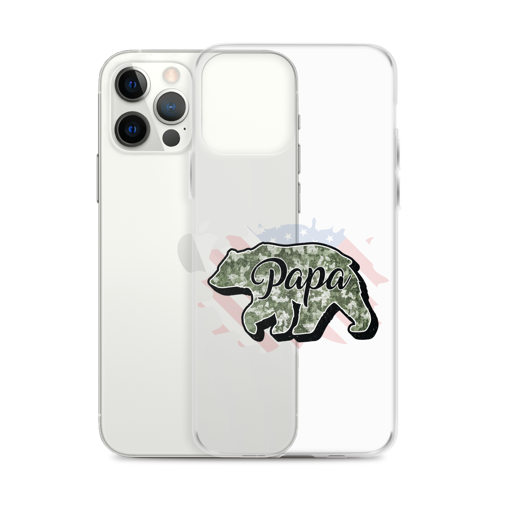 Bear Papa Clear Case for iPhone®