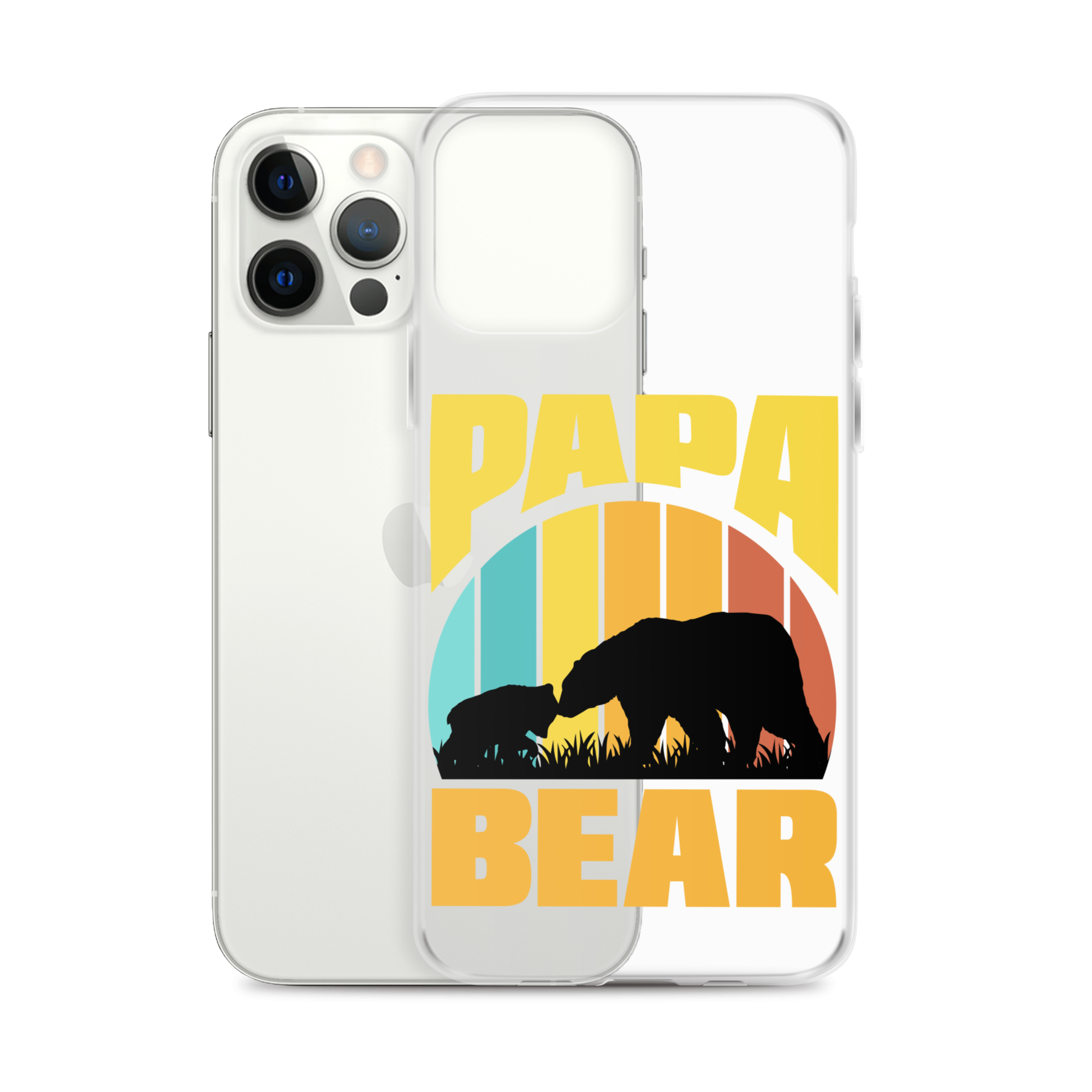 Papa Bear Clear Case for iPhone®