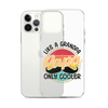 Papa Like A Grandpa Only Cooler Clear Case for iPhone®