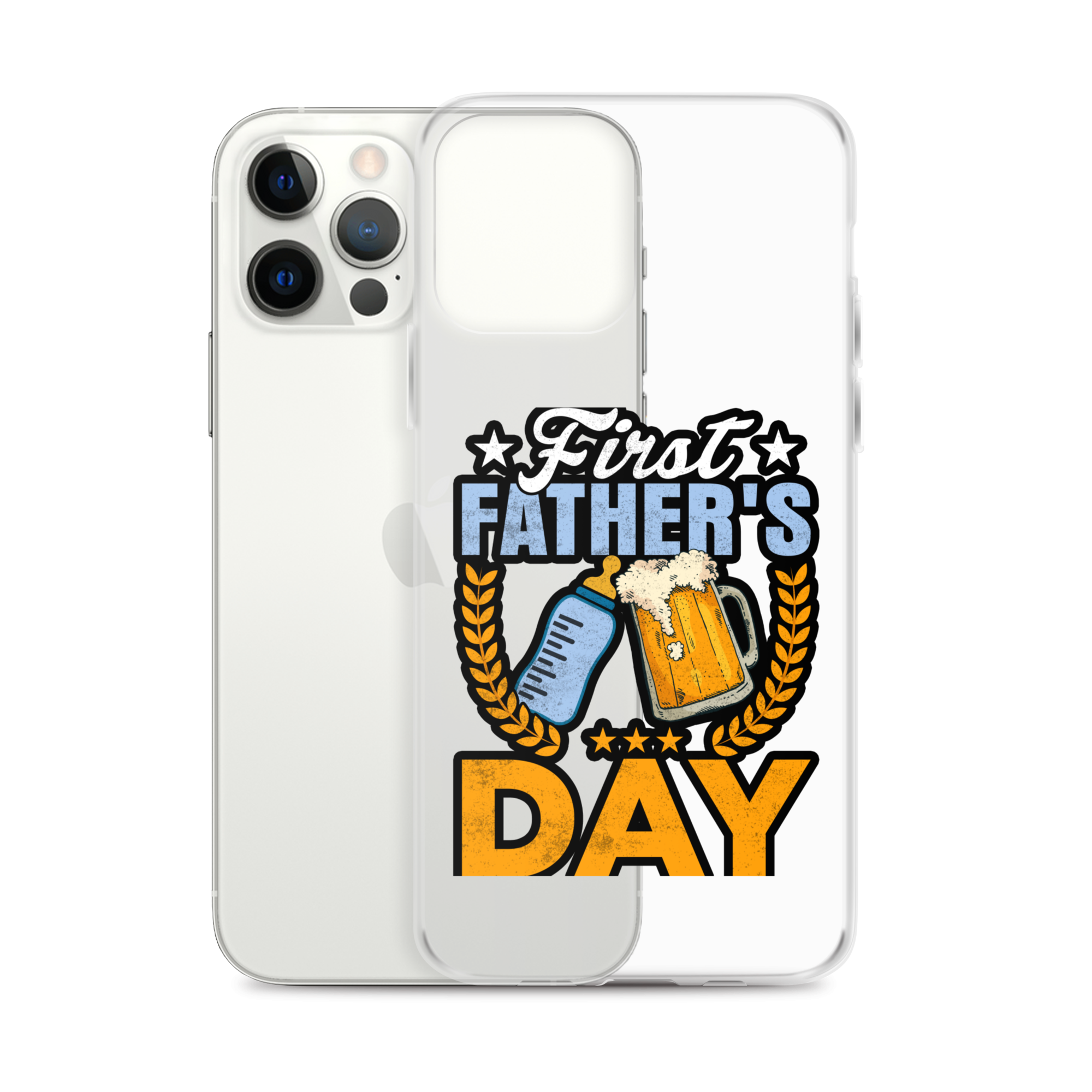 First Father's Day Clear Case for iPhone®