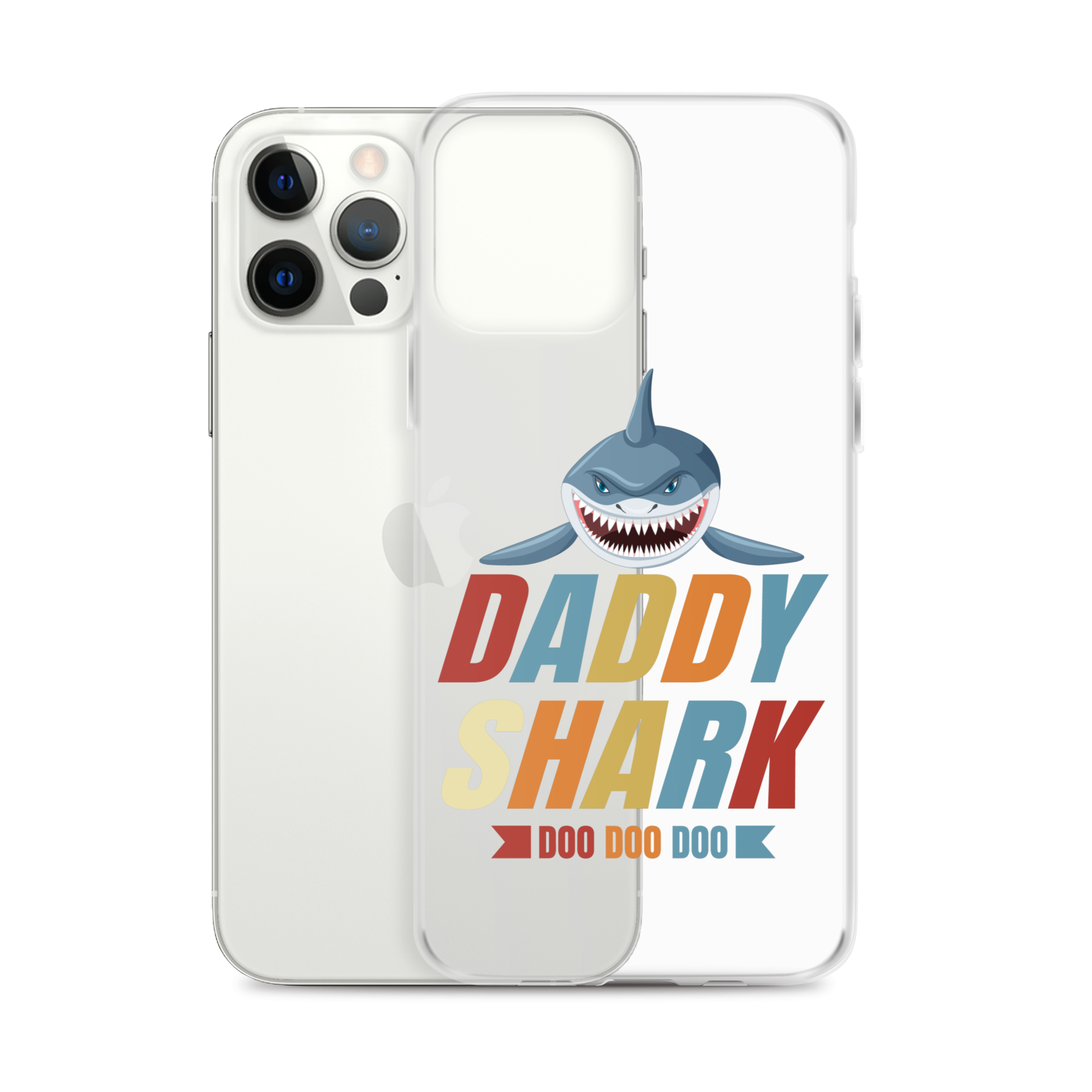 Daddy Shark Doo Doo Doo Clear Case for iPhone®