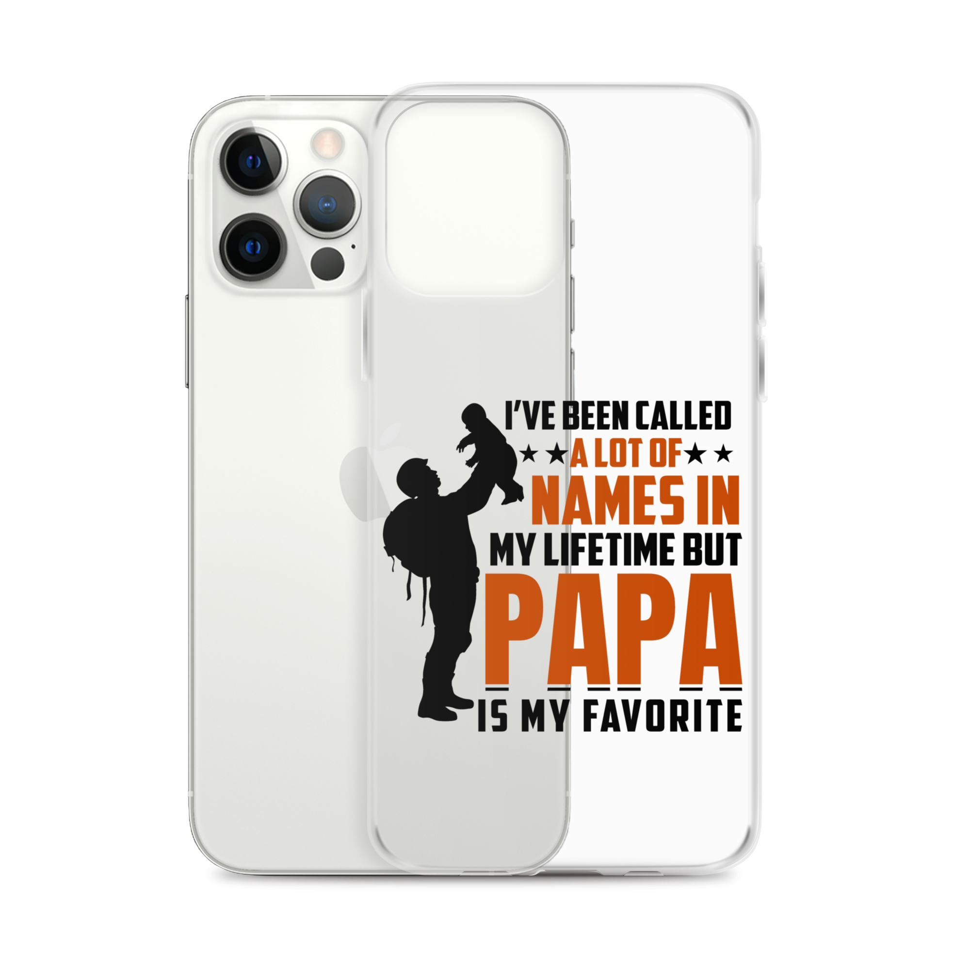 I've Been Called A Lot Of Names In My Lifetime But Papa Is My Favorite Clear Case for iPhone®