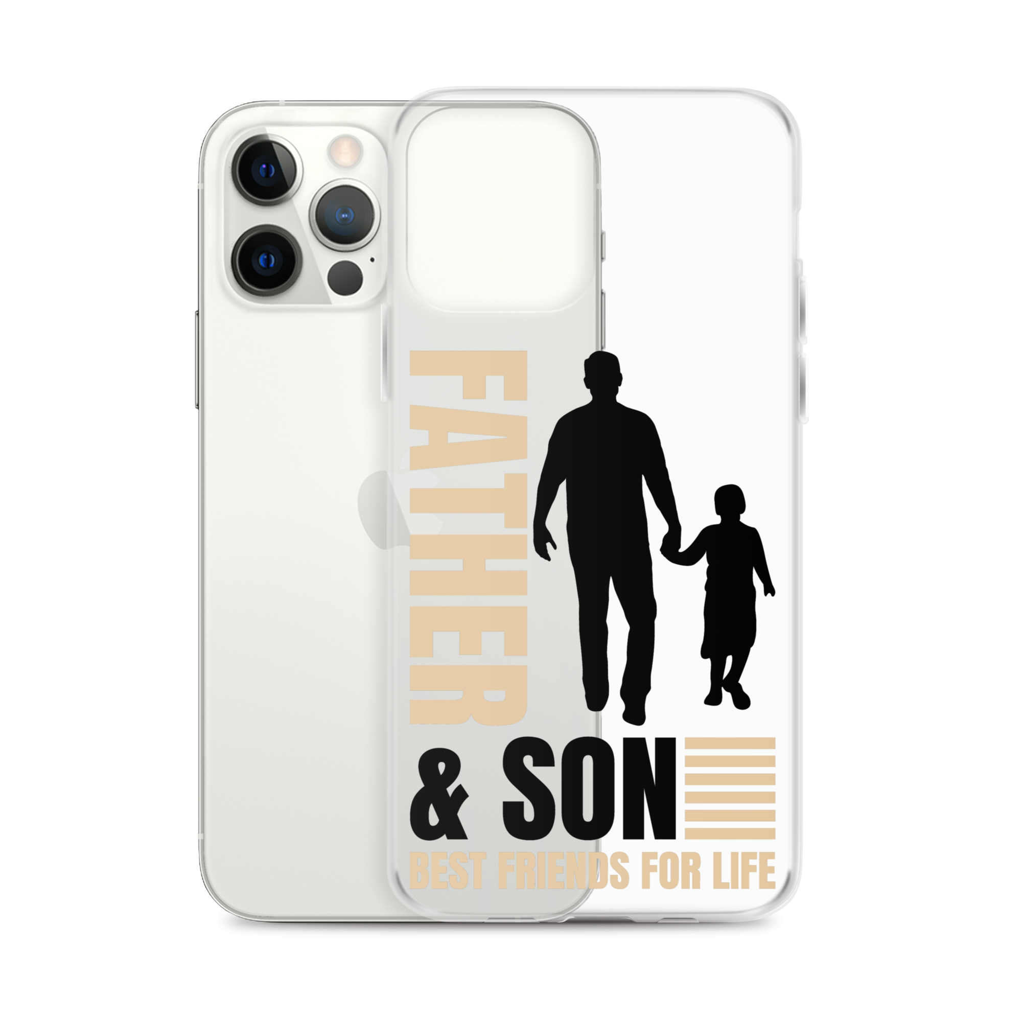 Father & Son Best Friends For Life Clear Case for iPhone®