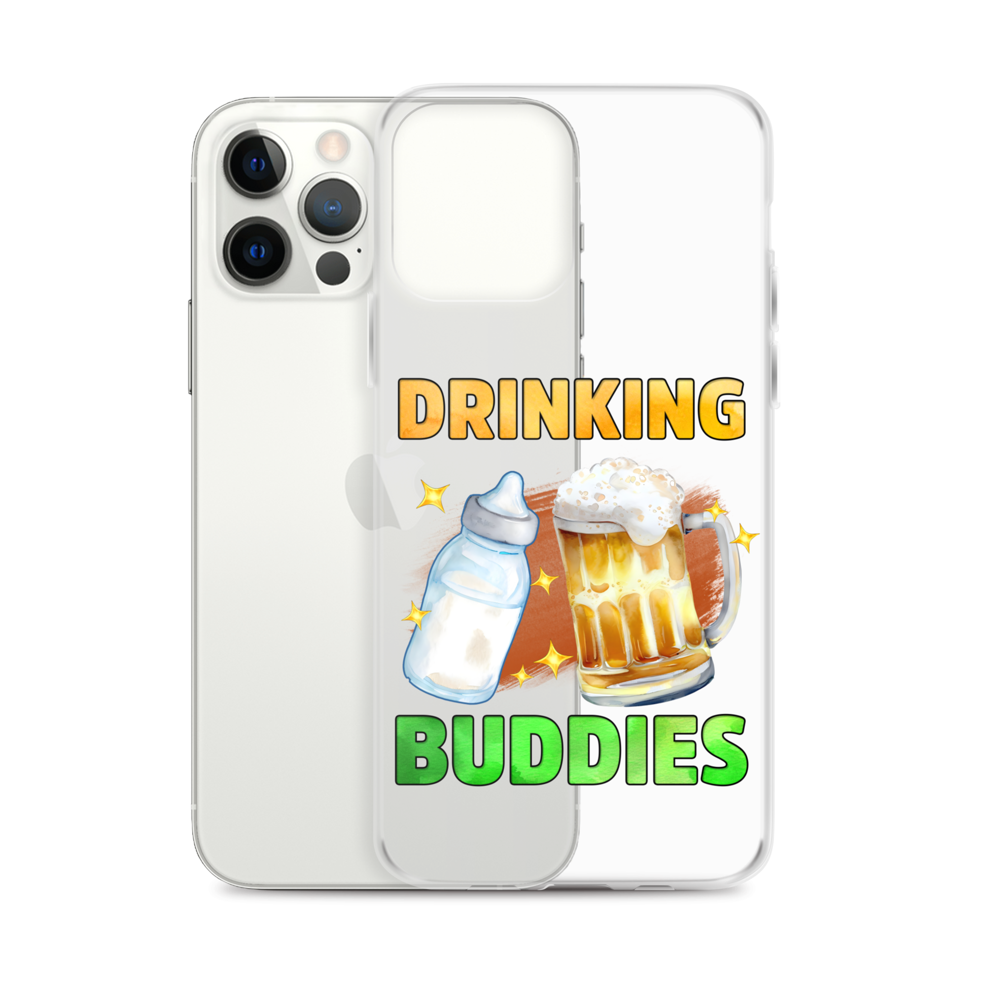 Drinking Buddies Clear Case for iPhone®