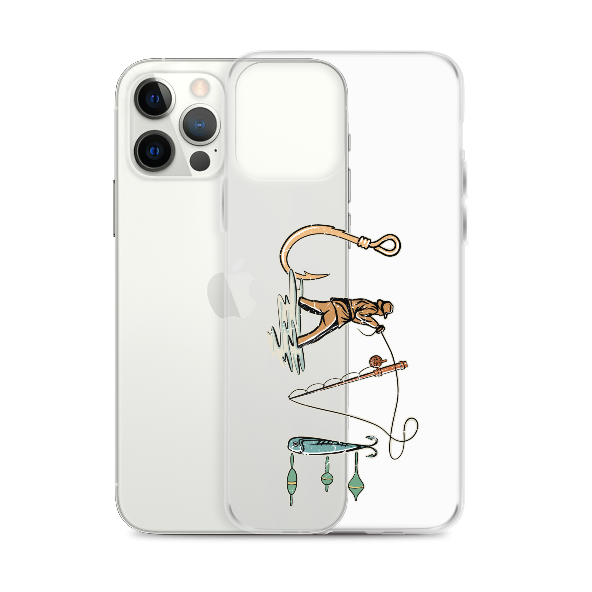 I Love Fishing Clear Case for iPhone®